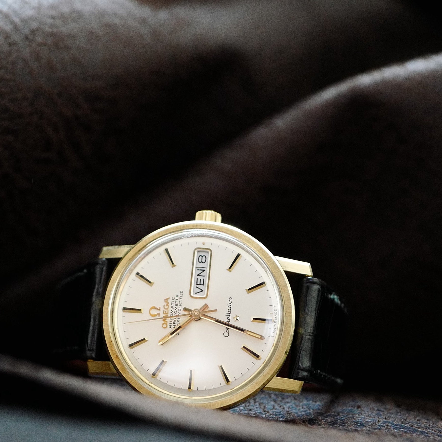 Omega Constellation Day Date Gold