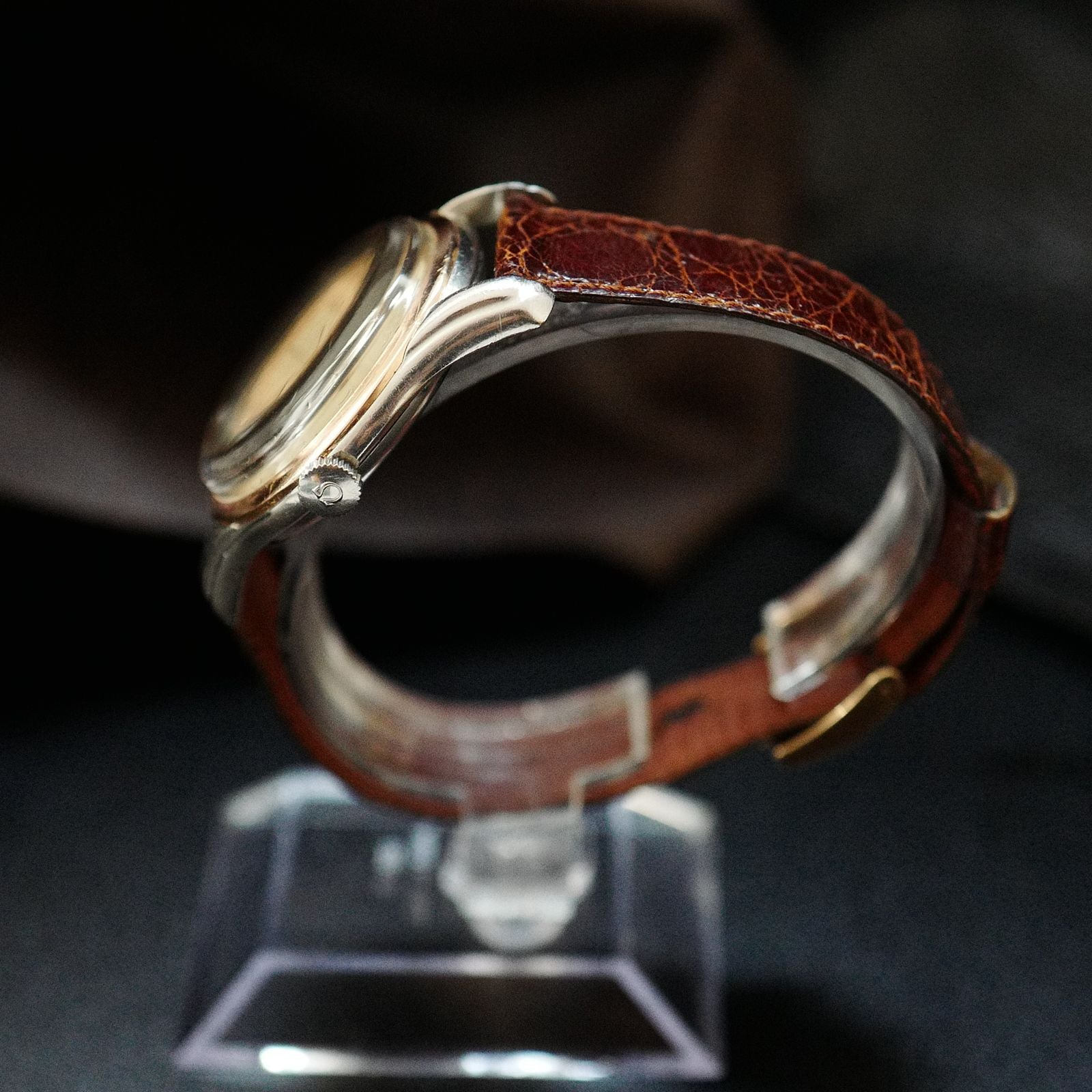 Omega Type Calatrava Jumbo Rose Gold Bezel