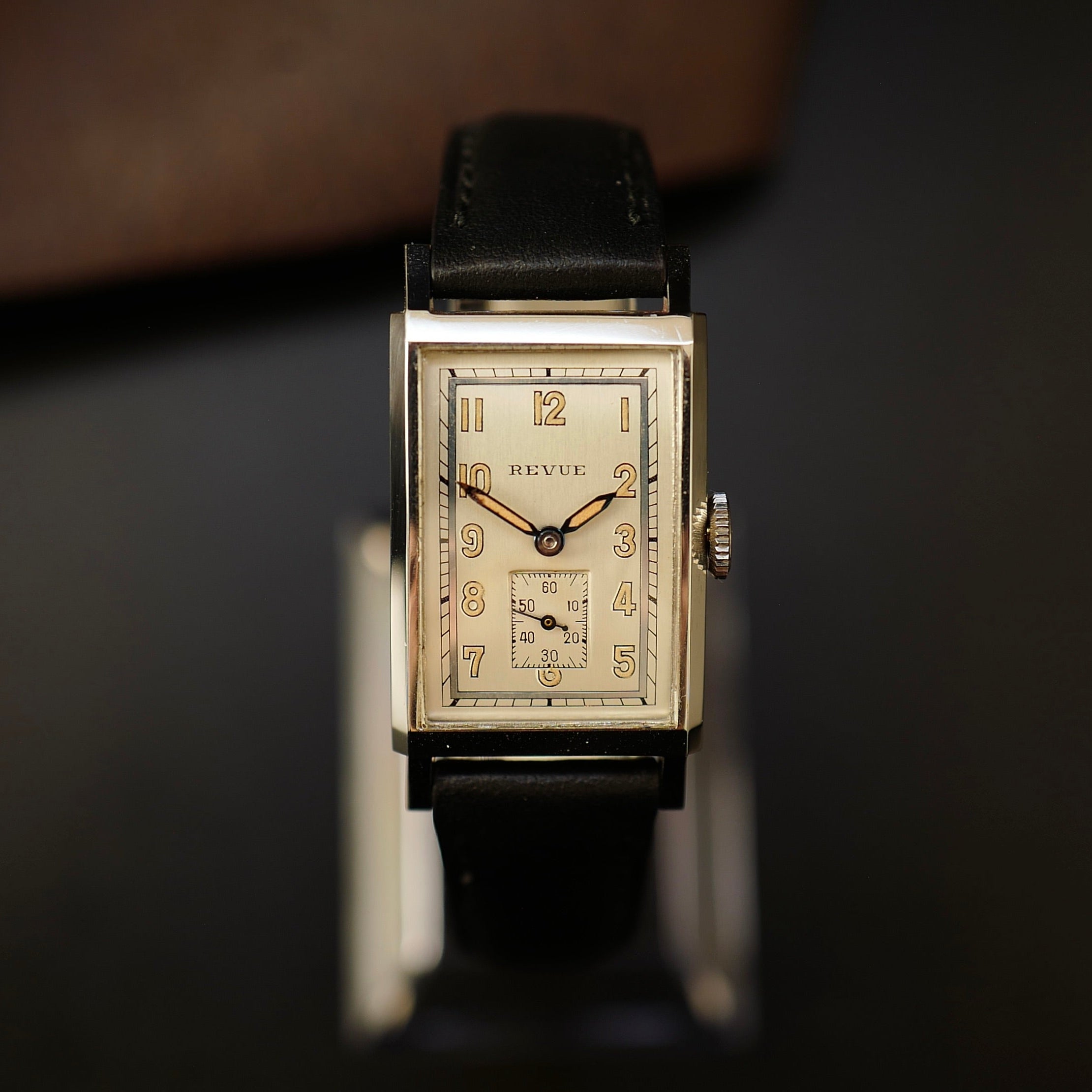 Revue Type Tank - Art Deco WWII N.O.S (Thommen SA - Revue Thommen)