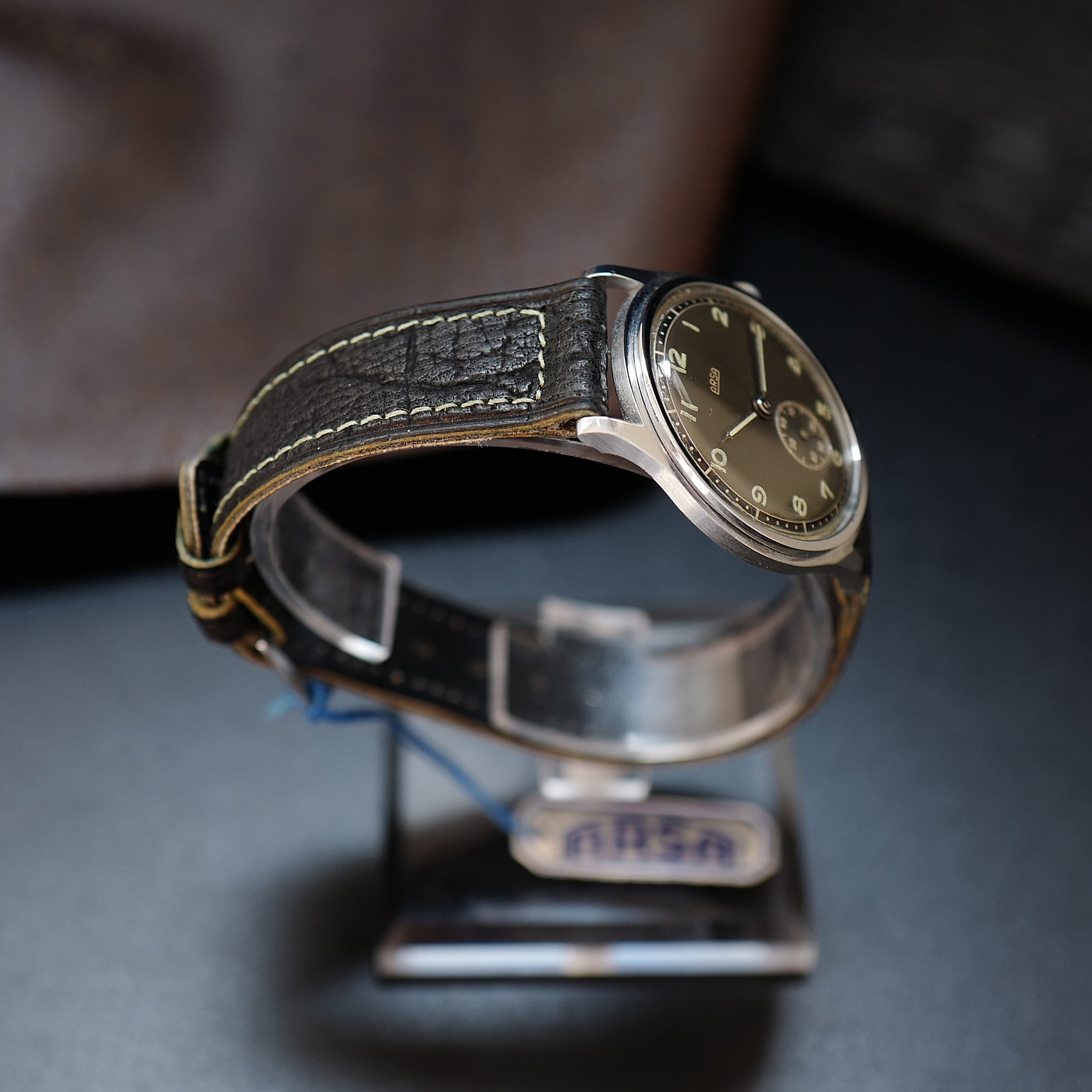 Arsa Type Calatrava Grey Dial Two Tone - Military WWII N.O.S (Auguste Reymond)