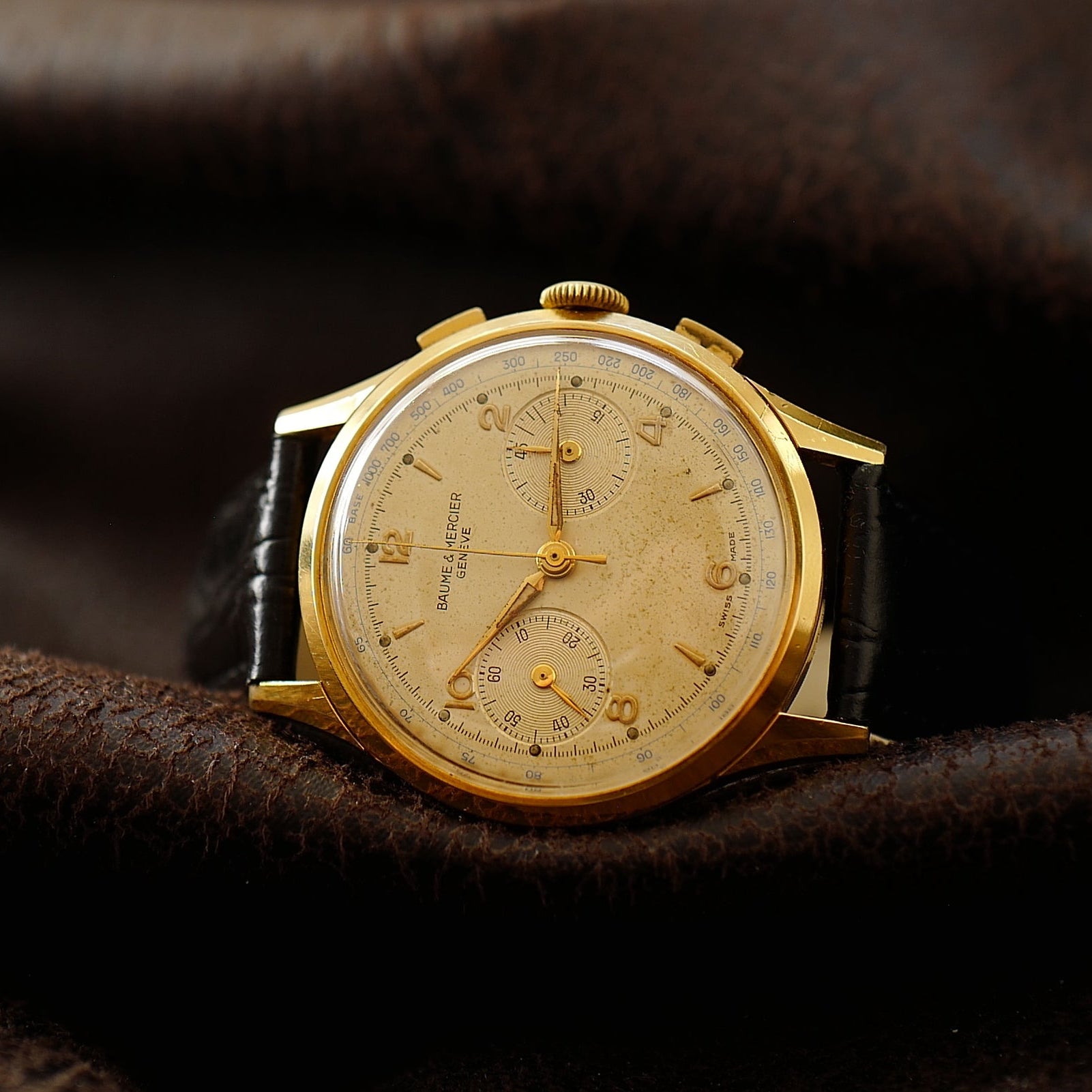 Baume & Mercier Chronograph - Gold Plated 1960s