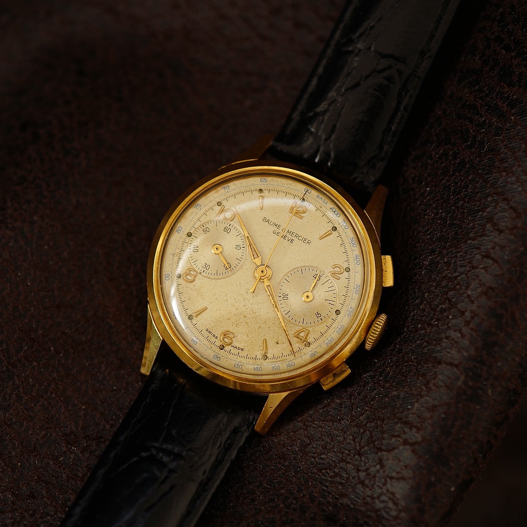 Baume & Mercier Chronograph - Gold Plated 1960s