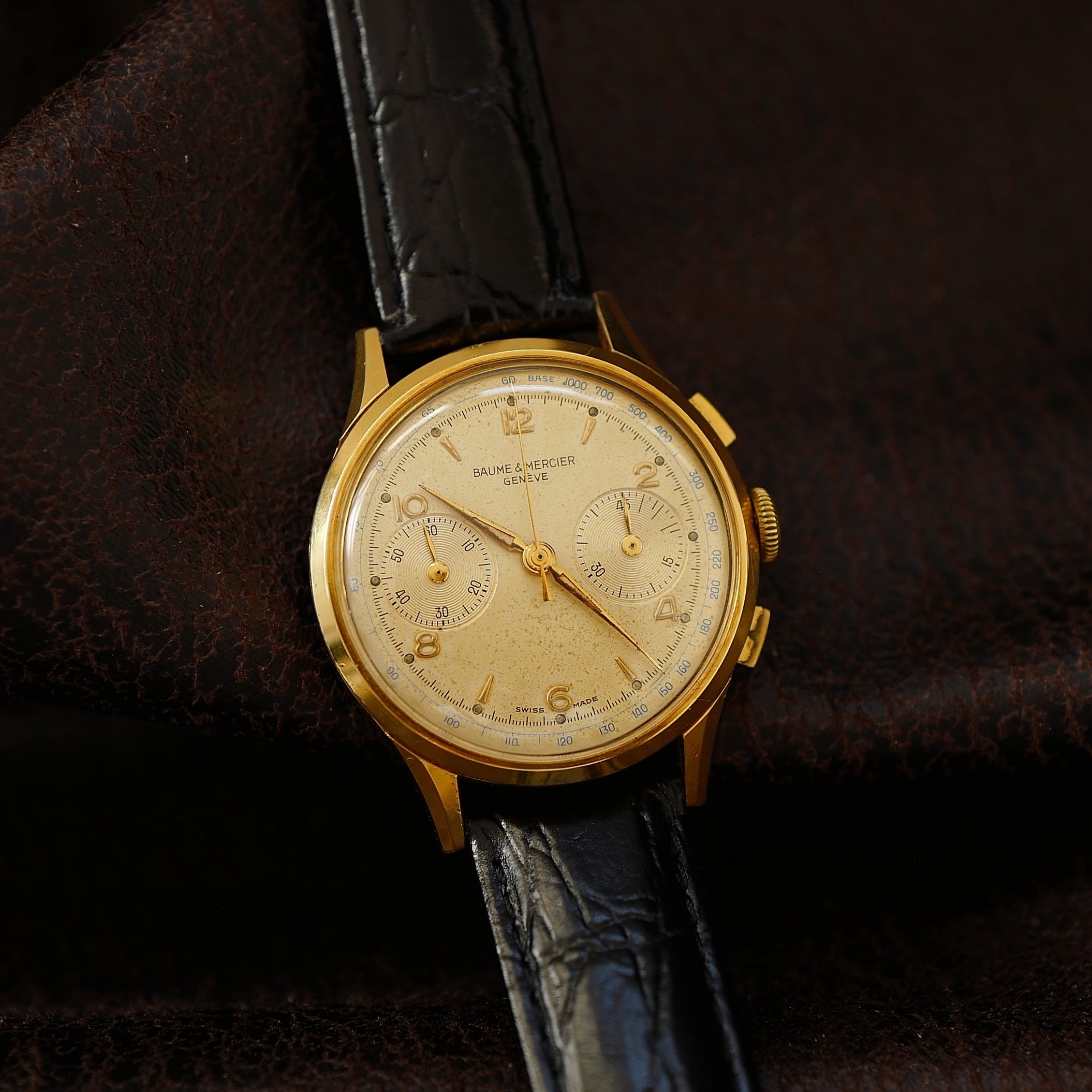 Baume & Mercier Chronograph - Gold Plated 1960s