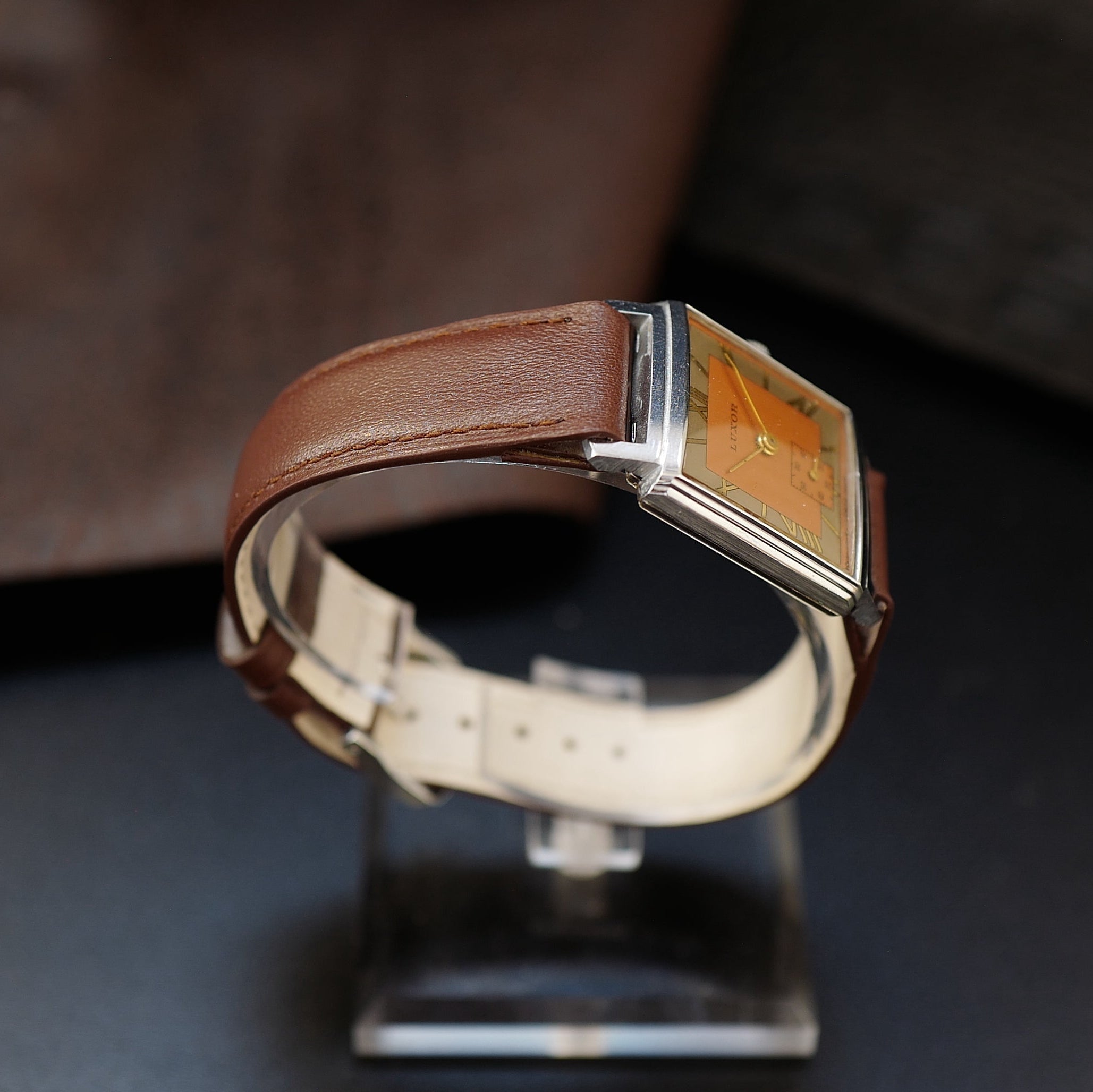 Luxor Type Tank Bauhaus Two Tone - Small Seconds 1950s