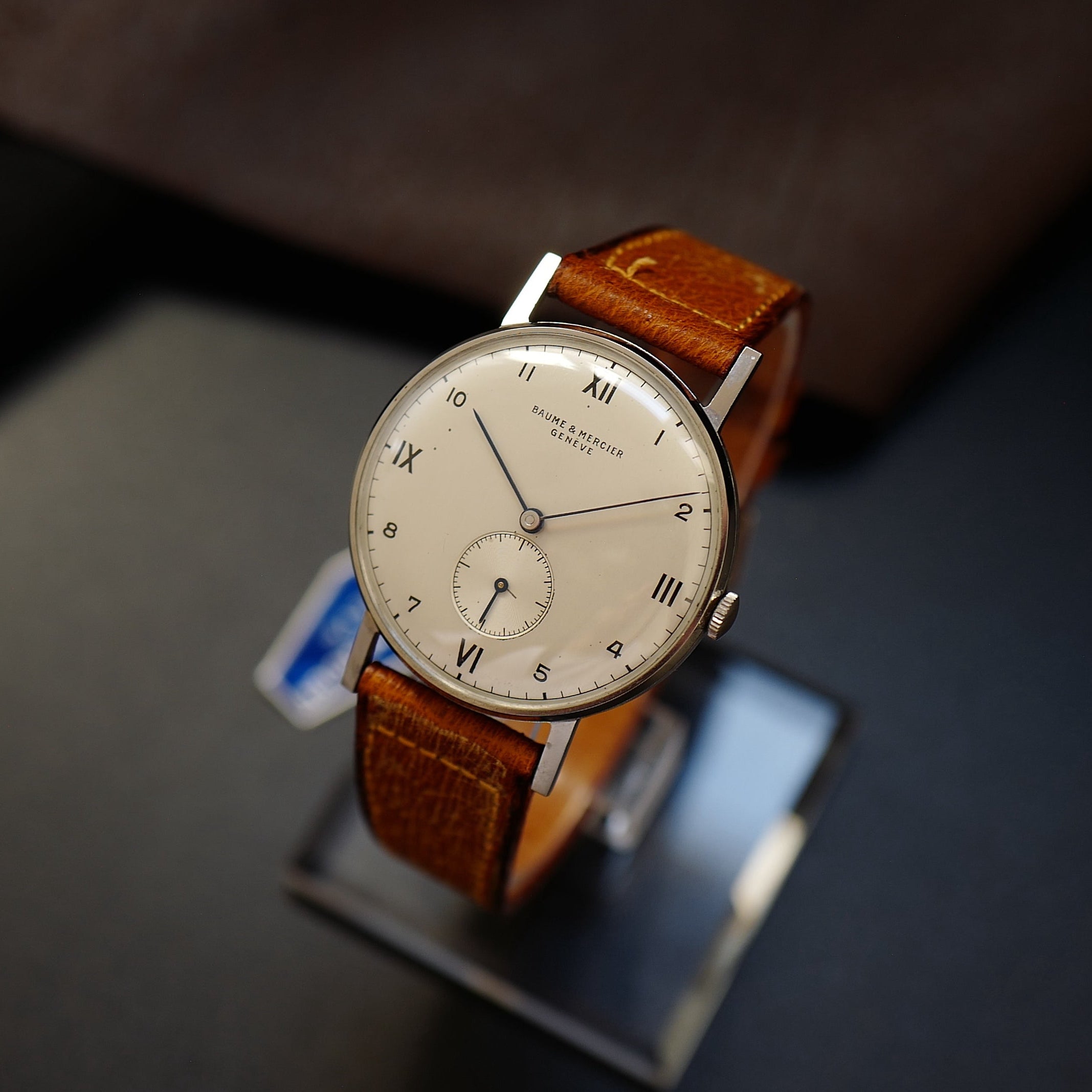 Baume & Mercier Calatrava Bauhaus - Oversize Case 1950s N.O.S
