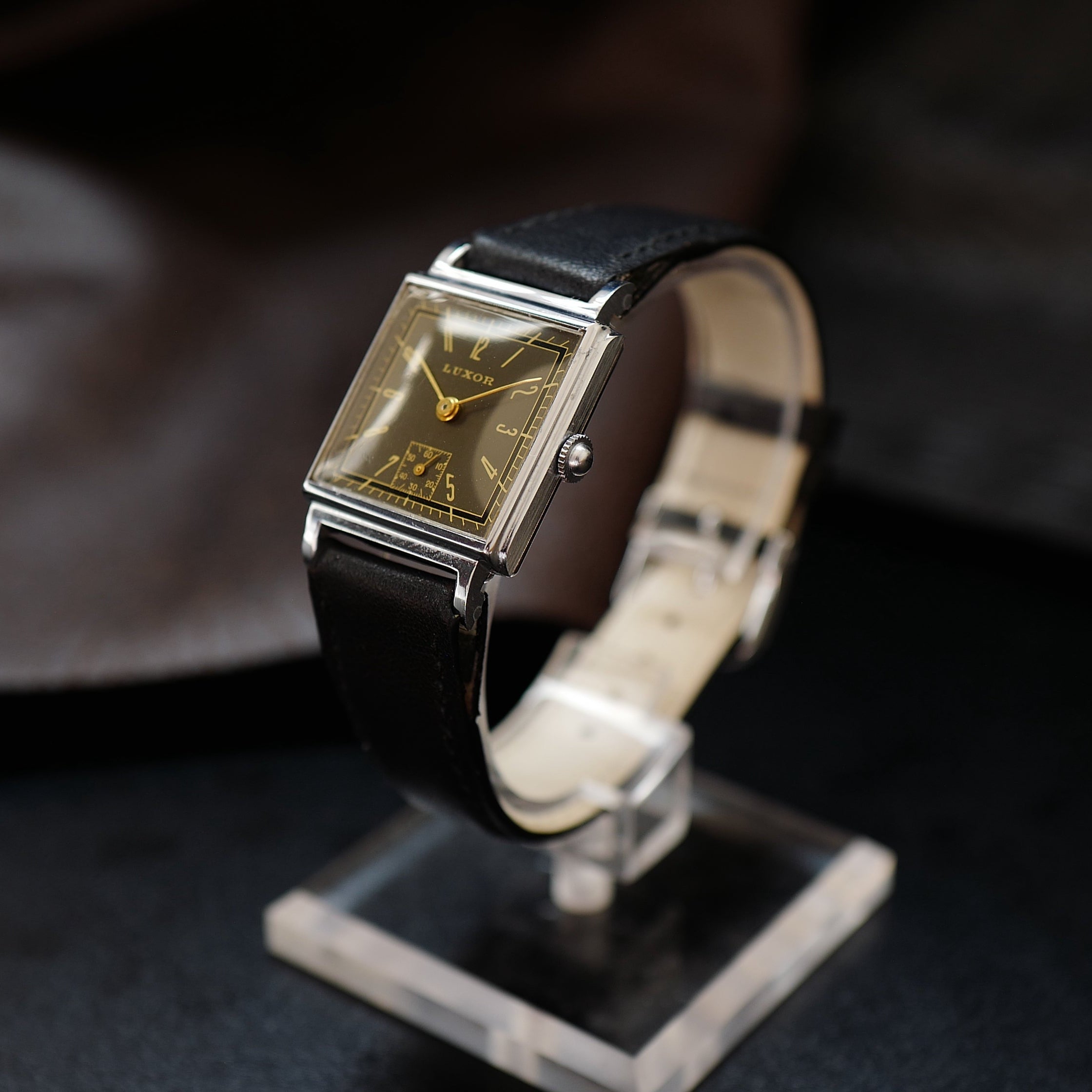 Luxor Type Tank Bauhaus Grey Dial - Small Second 1950s