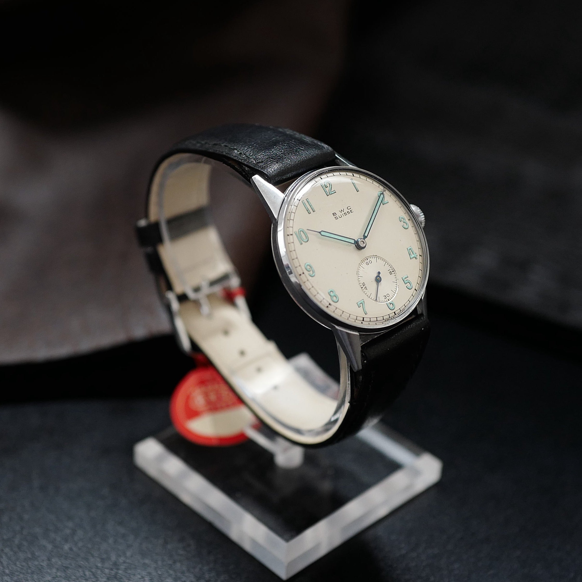 B.W.C Type Calatrava - Buttes Watch Cie - Silver Dial 1930’s N.O.S