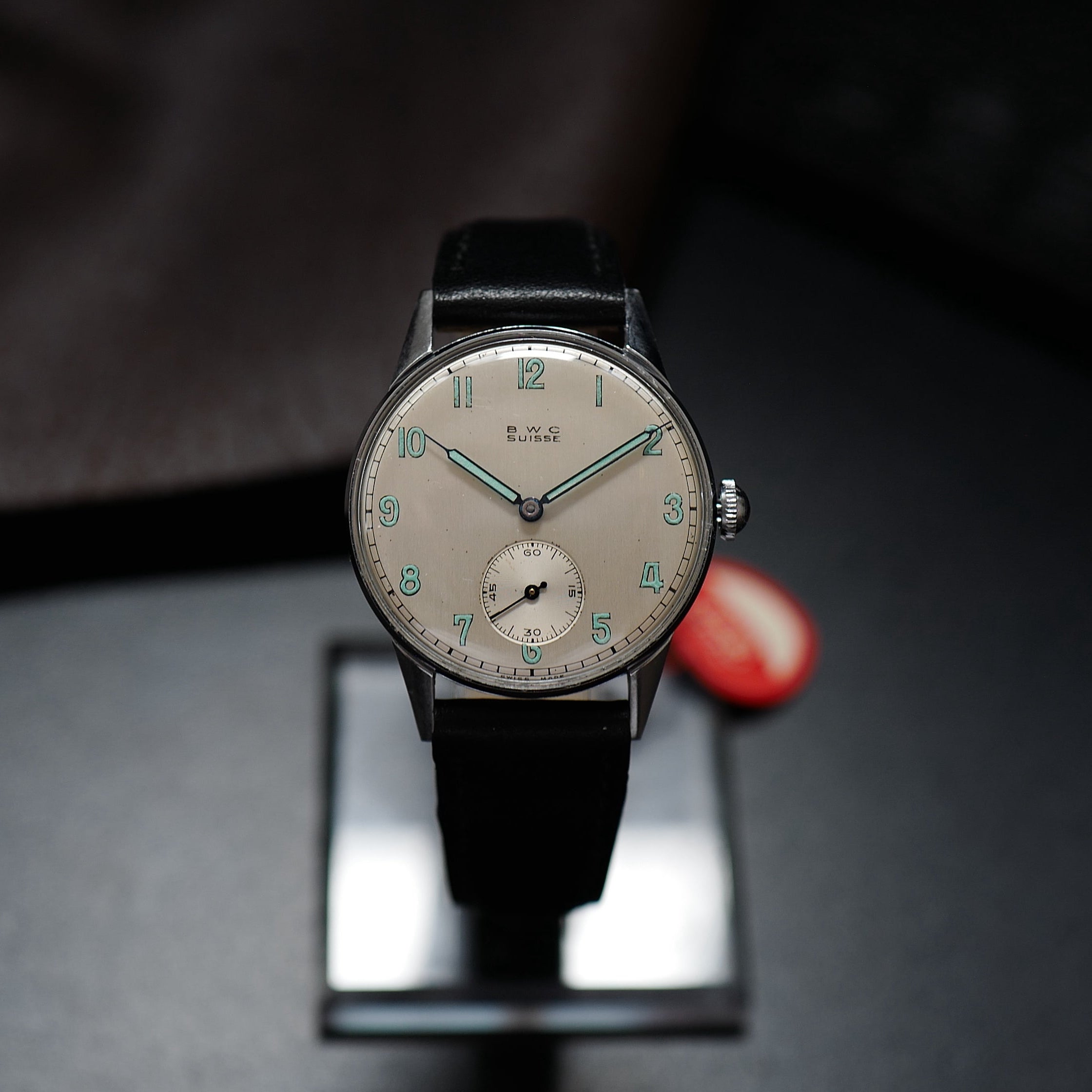 B.W.C Type Calatrava - Buttes Watch Cie - Silver Dial 1930’s N.O.S