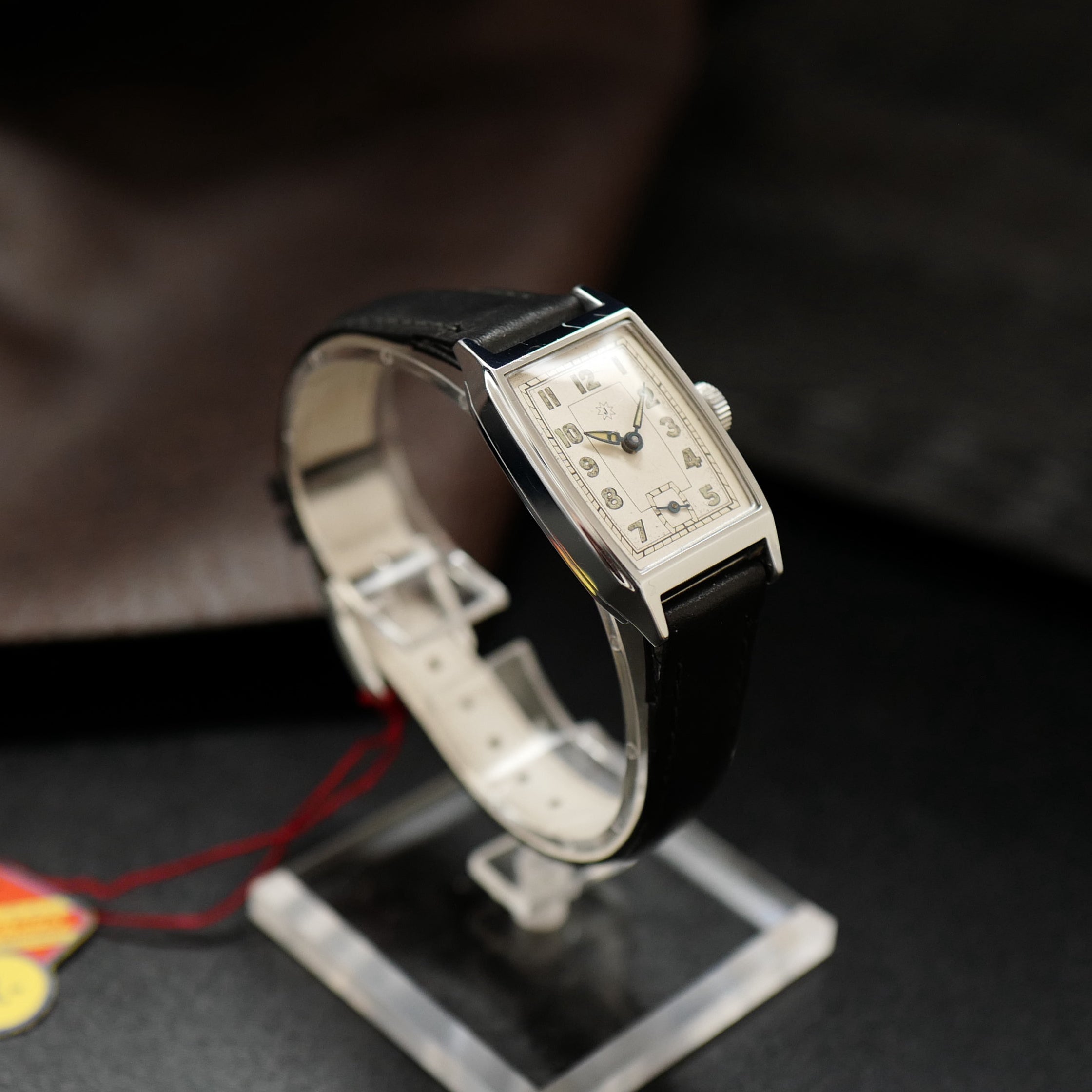 Junghans Tank Tonneau Type - Art Deco German Military WWII N.O.S