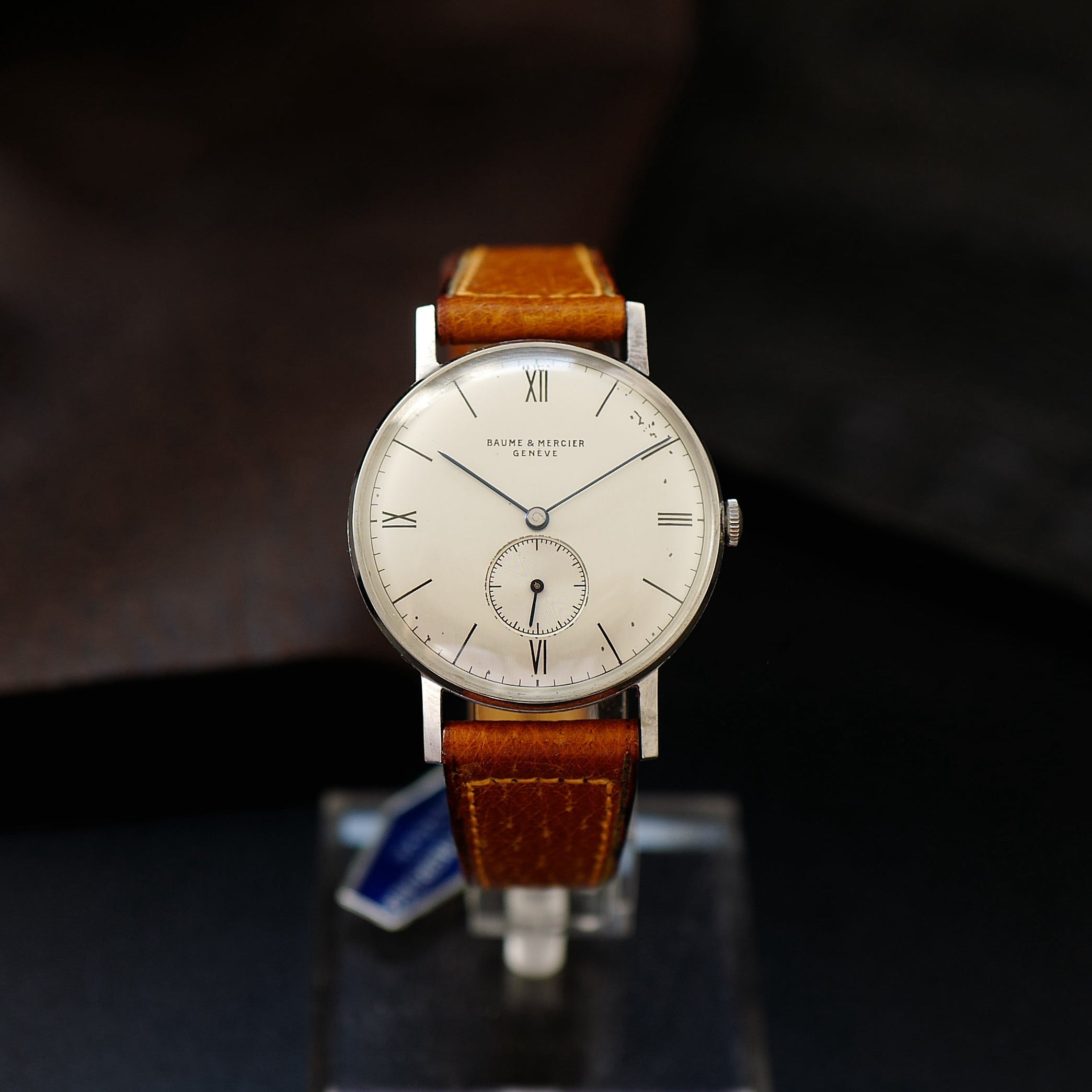 Baume & Mercier Calatrava Bauhaus - Oversize Case 1950s N.O.S