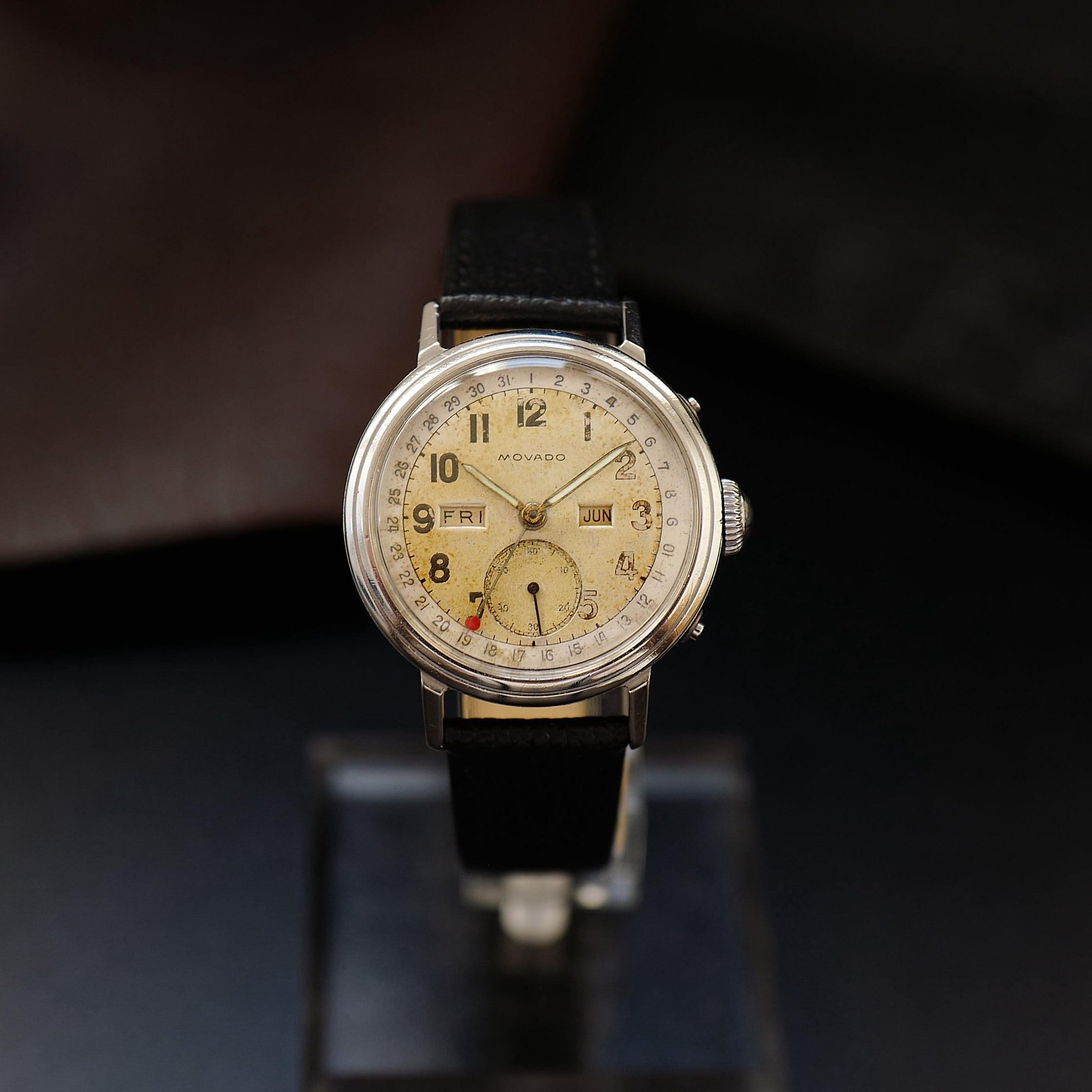 Movado Calendograf Triple Calendar - Two Tone 1950's (14788)