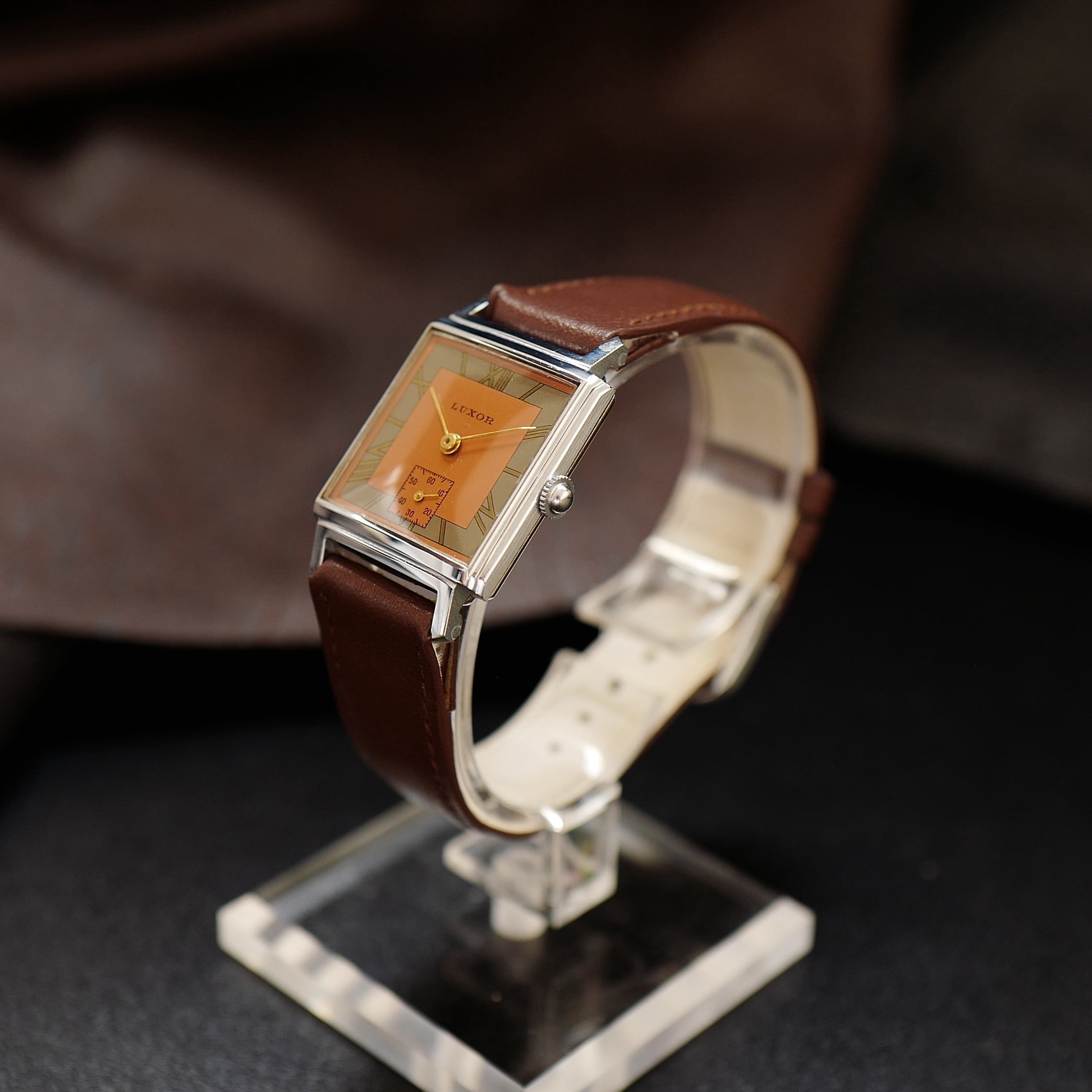 Luxor Type Tank Bauhaus Two Tone - Small Second 1950’s