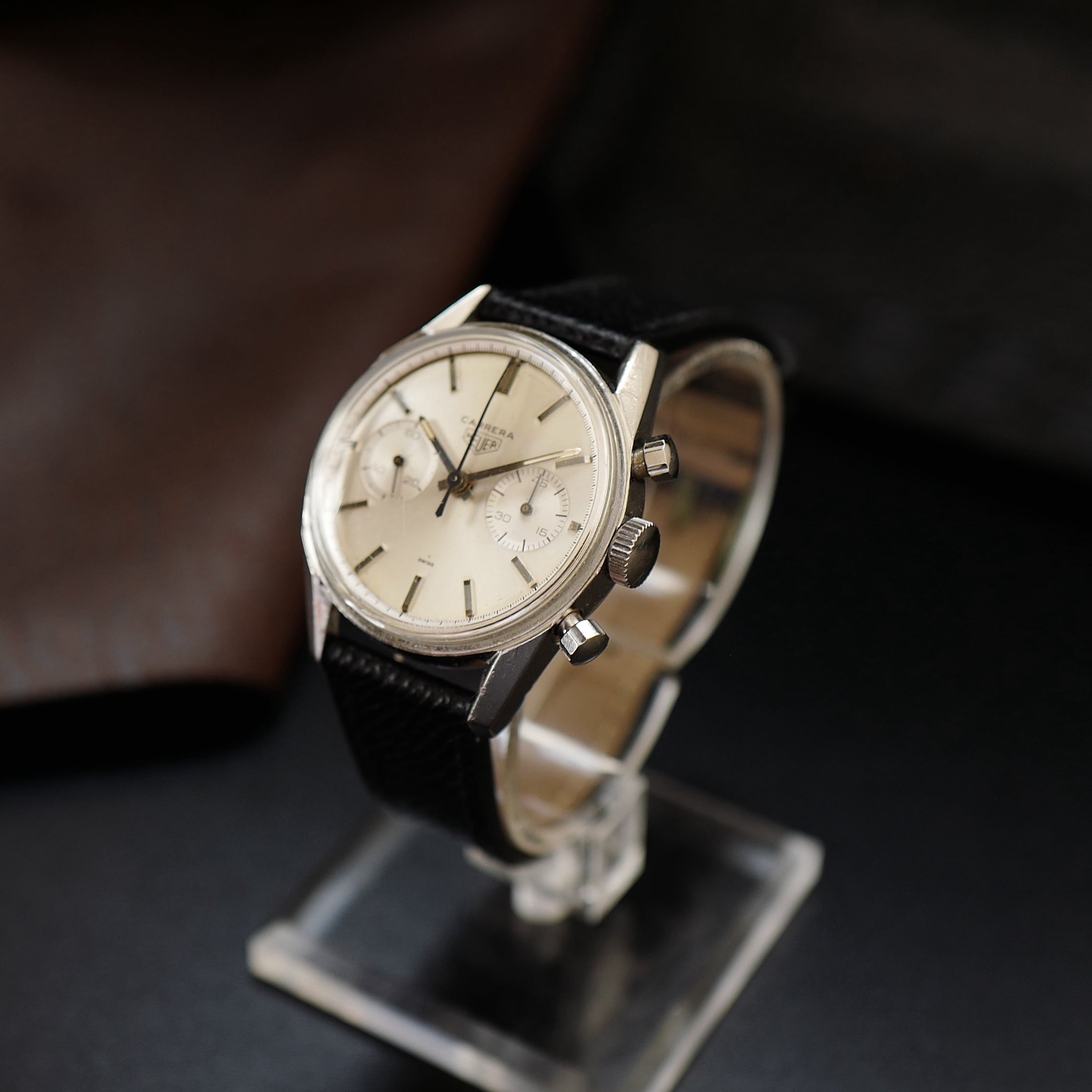 Heuer Carrera 3647S - Silver Dial (Circa 1965)