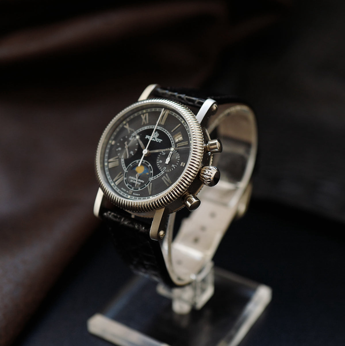 Poljot Chronograph - Moonphase N.O.S (Limited Edition 1990's)