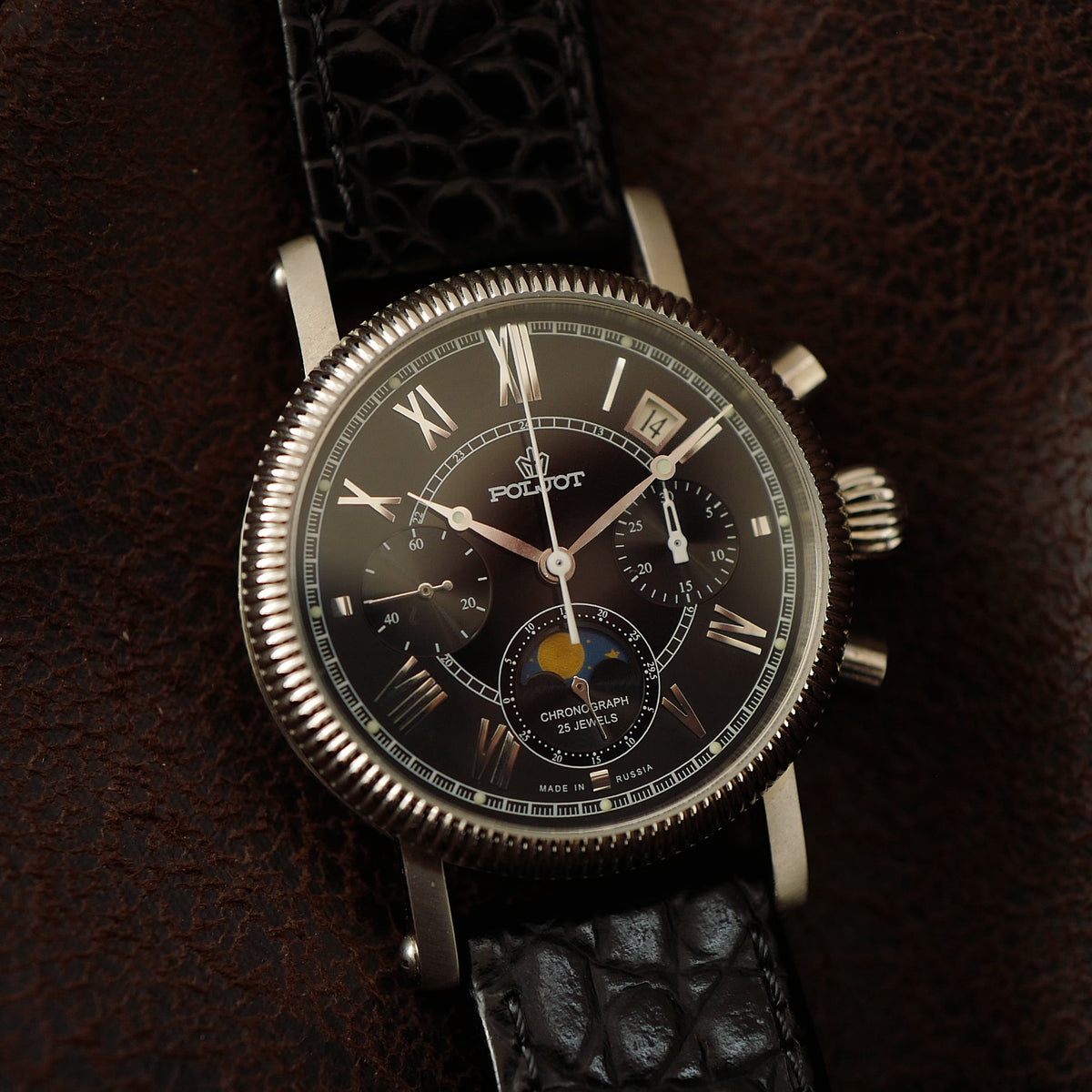 Poljot Chronograph - Moonphase N.O.S (Limited Edition 1990's)