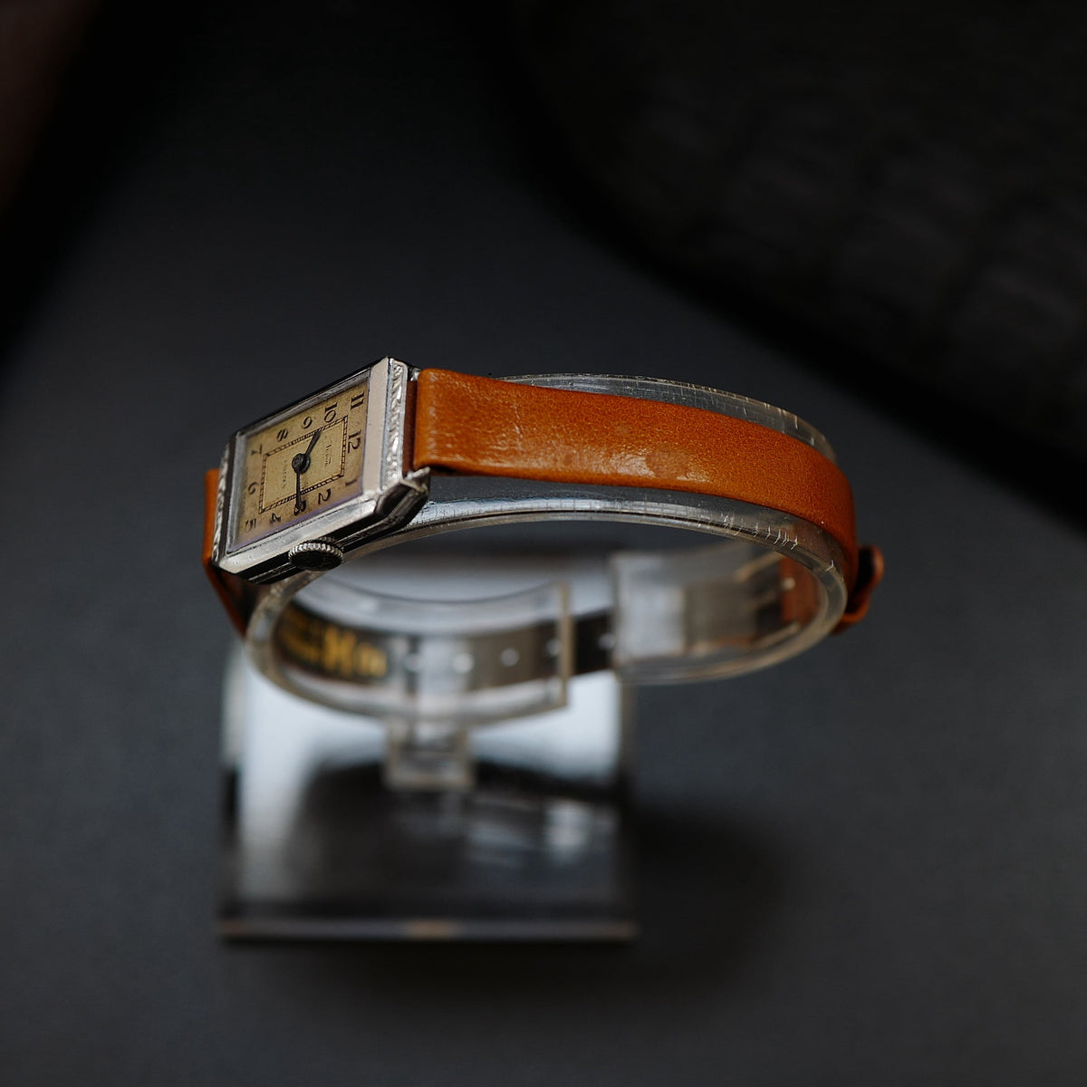 Tudor Tank Art Deco - Rolex Case Snowite 1930's (Co-branded J.Boseck & Co).