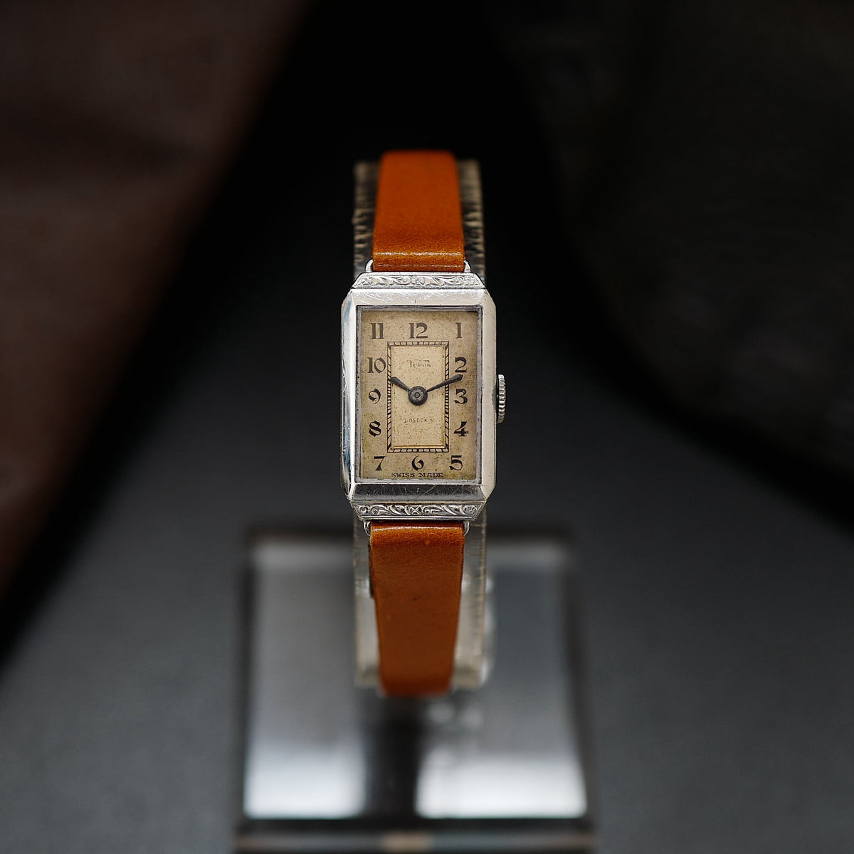 Tudor Tank Art Deco - Rolex Case Snowite 1930's (Co-branded J.Boseck & Co).
