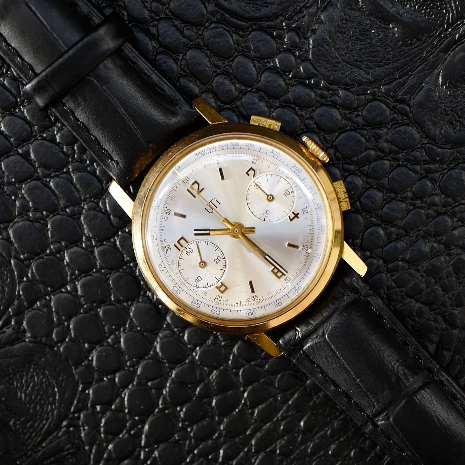 Uti Chronograph Gold Plated