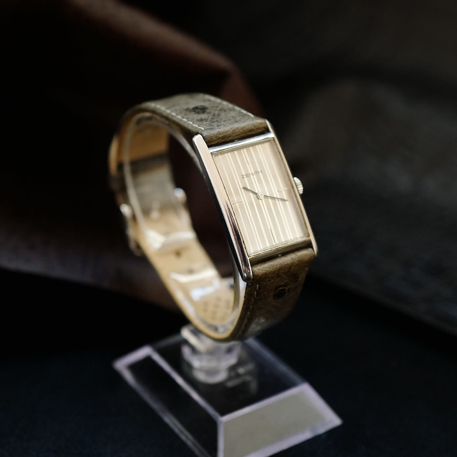 Zenith Tank Silver Dial Art Deco