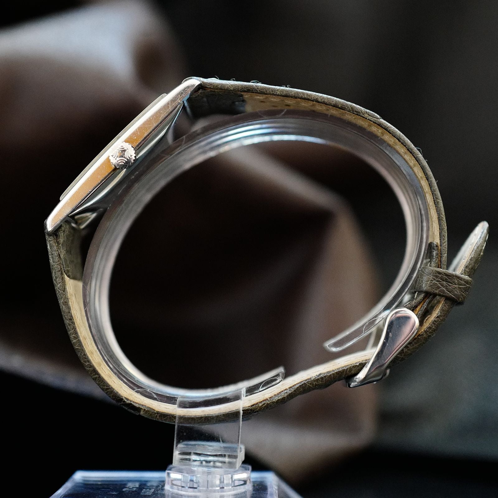 Zenith Tank Silver Dial Art Deco