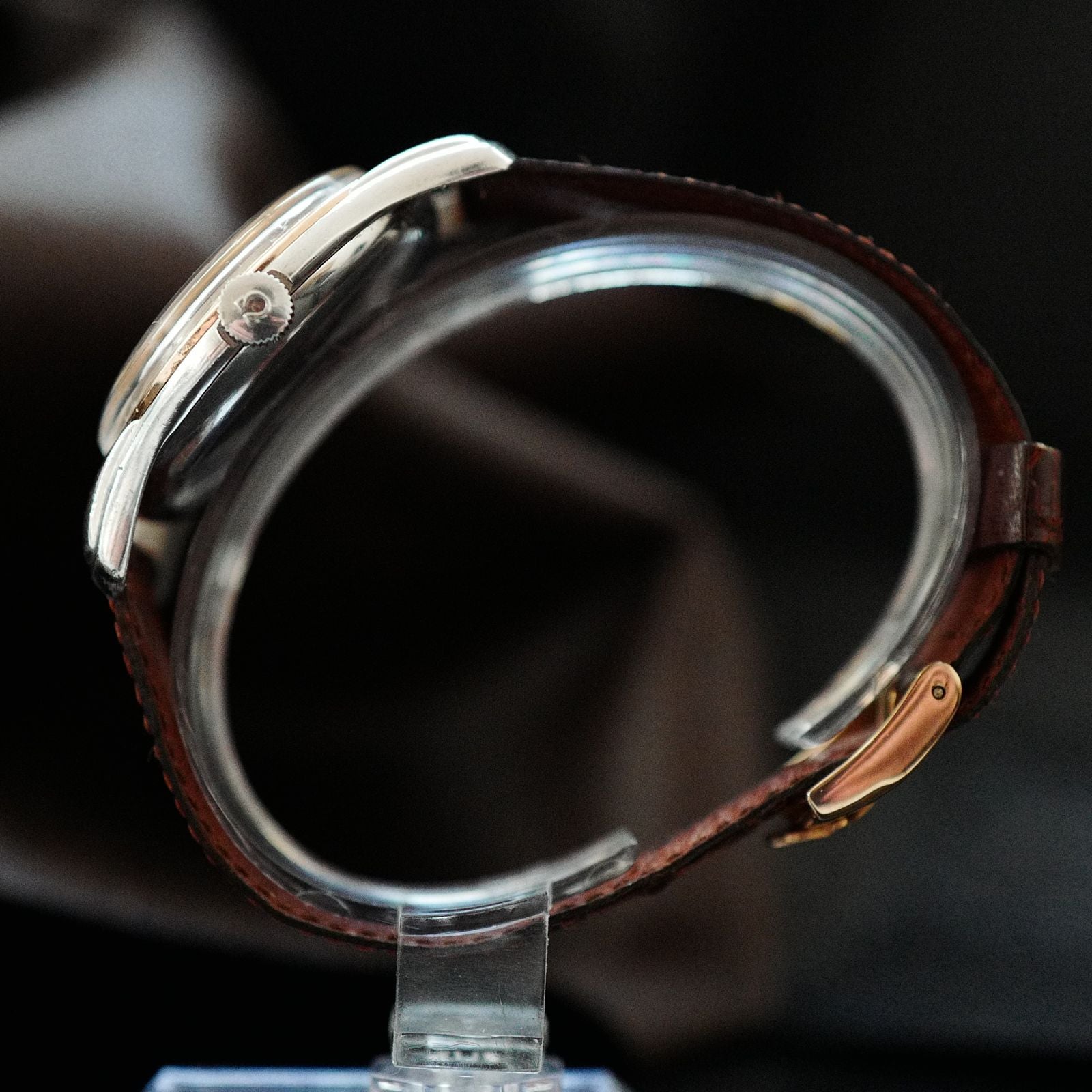 Omega Type Calatrava Jumbo Rose Gold Bezel