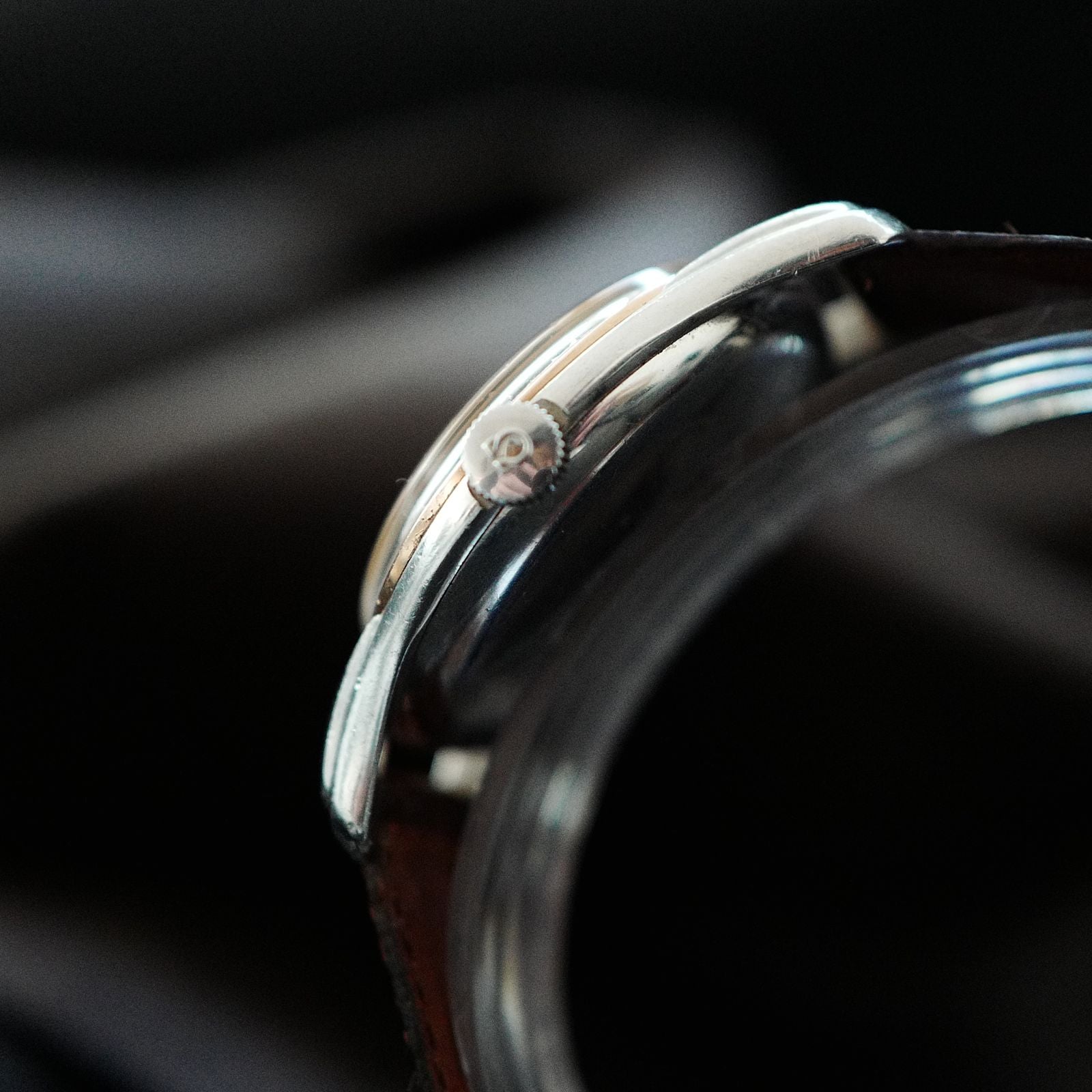 Omega Type Calatrava Jumbo Rose Gold Bezel