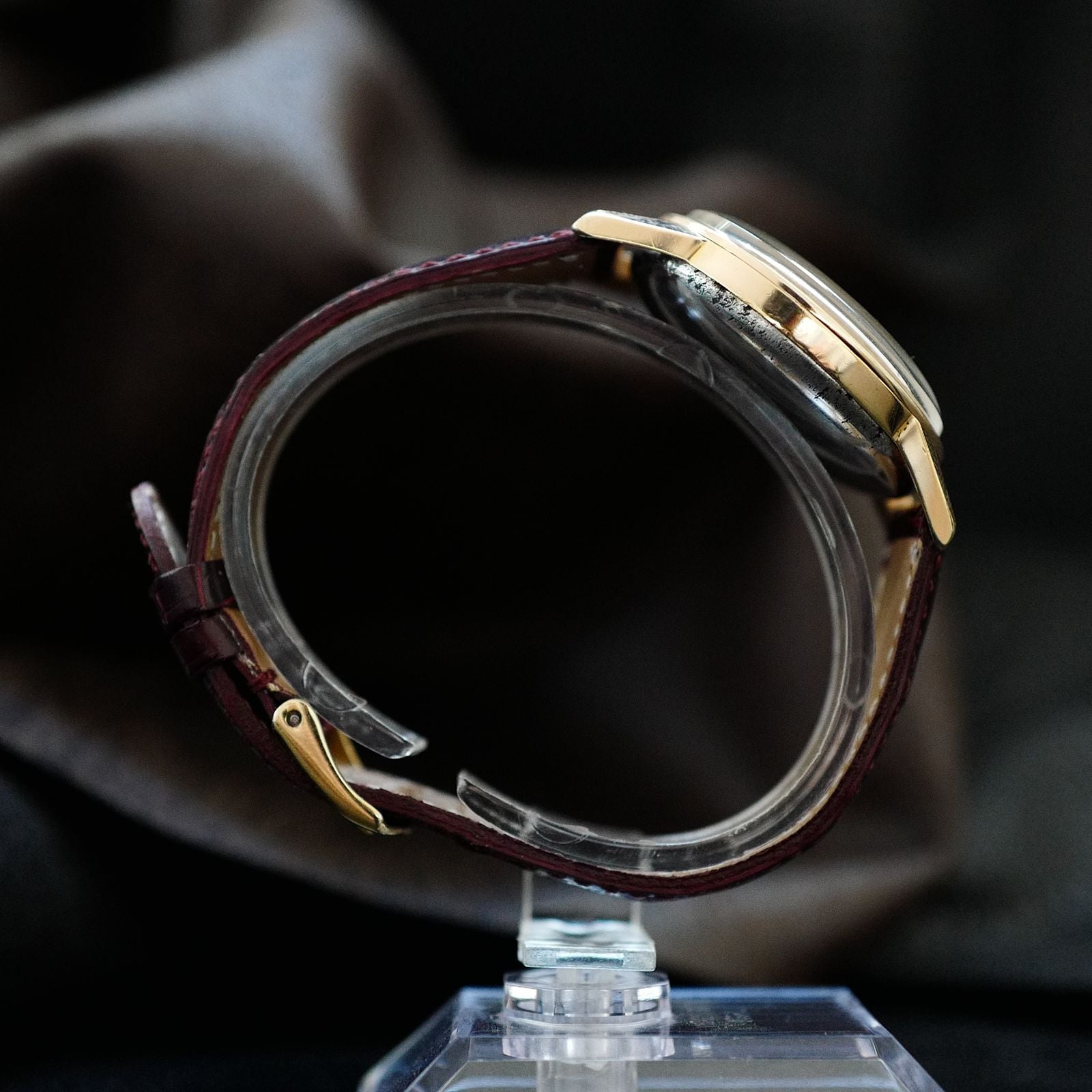 Lemania Uti 105 Chronograph Rose Gold Plated