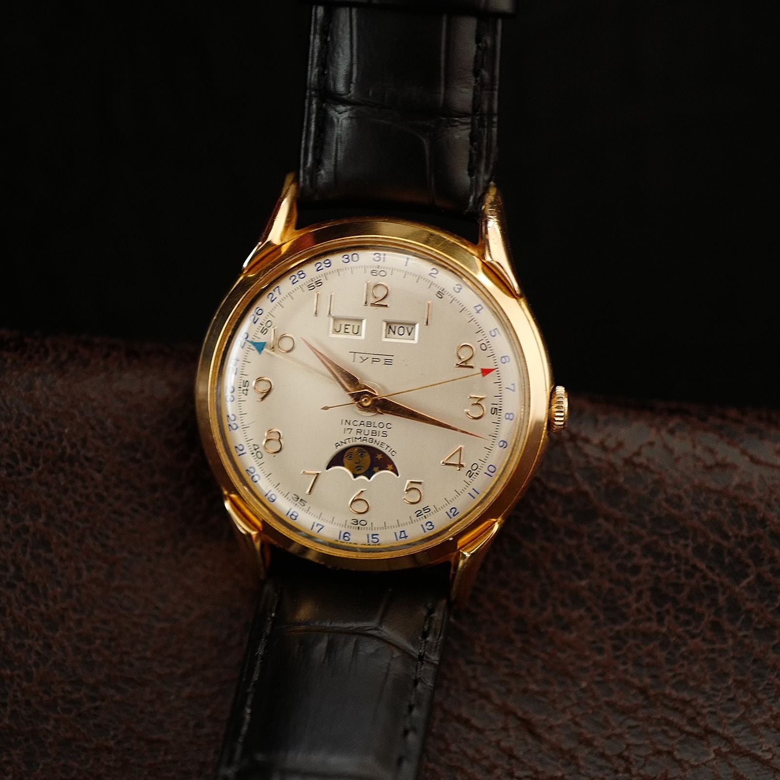 TYPE Triple Date Moonphase