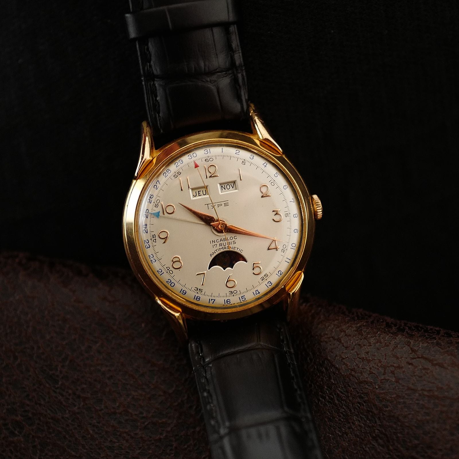 TYPE Triple Date Moonphase