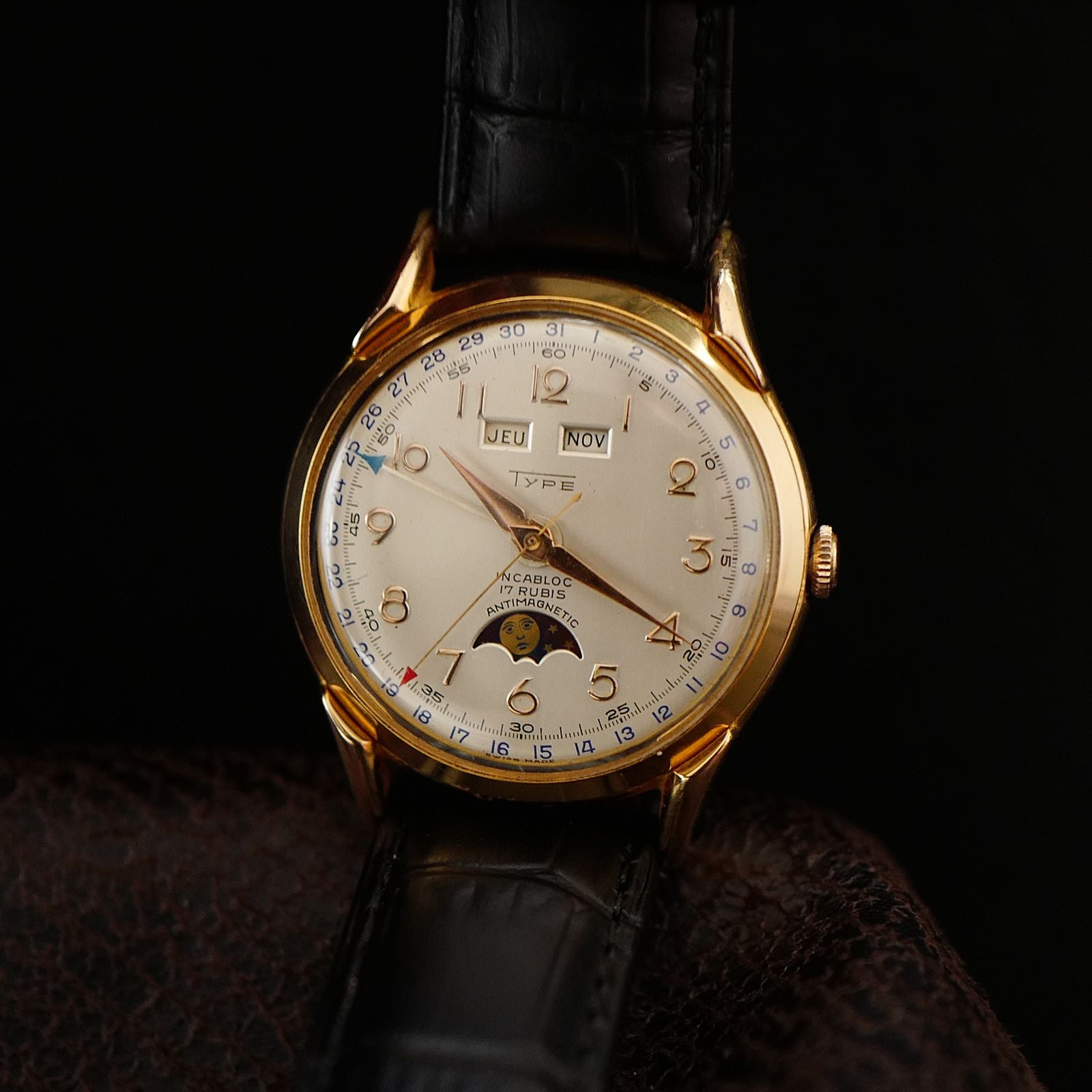 TYPE Triple Date Moonphase