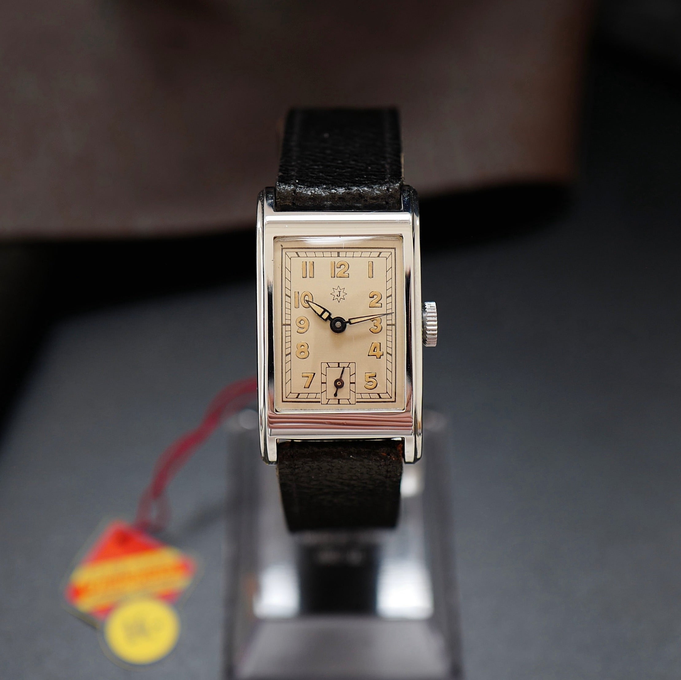 Junghans Tank Art Deco German Military WWII N.O.S