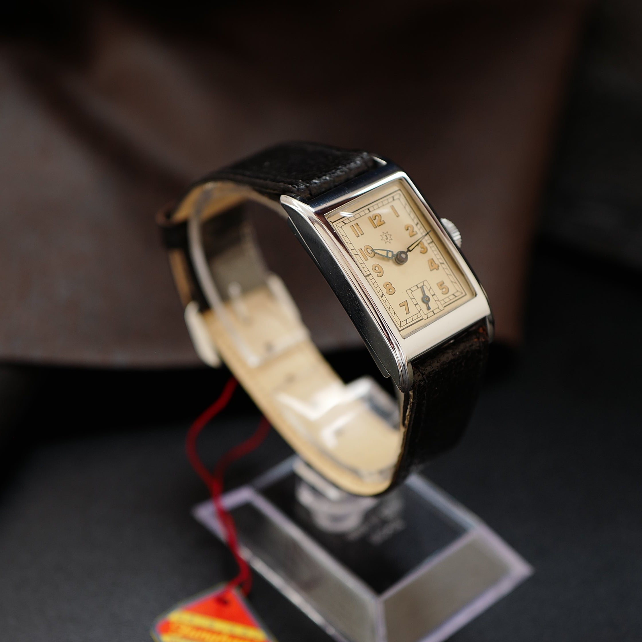 Junghans Tank Art Deco German Military WWII N.O.S