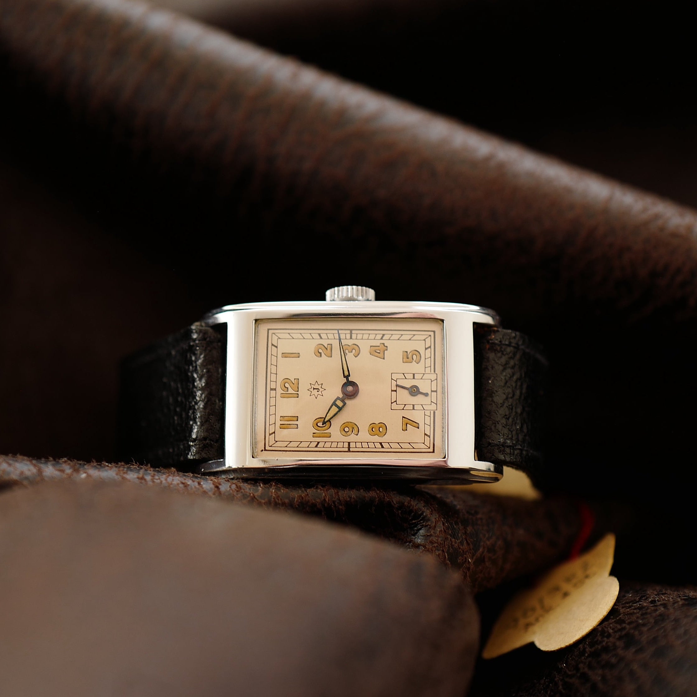 Junghans Tank Art Deco German Military WWII N.O.S