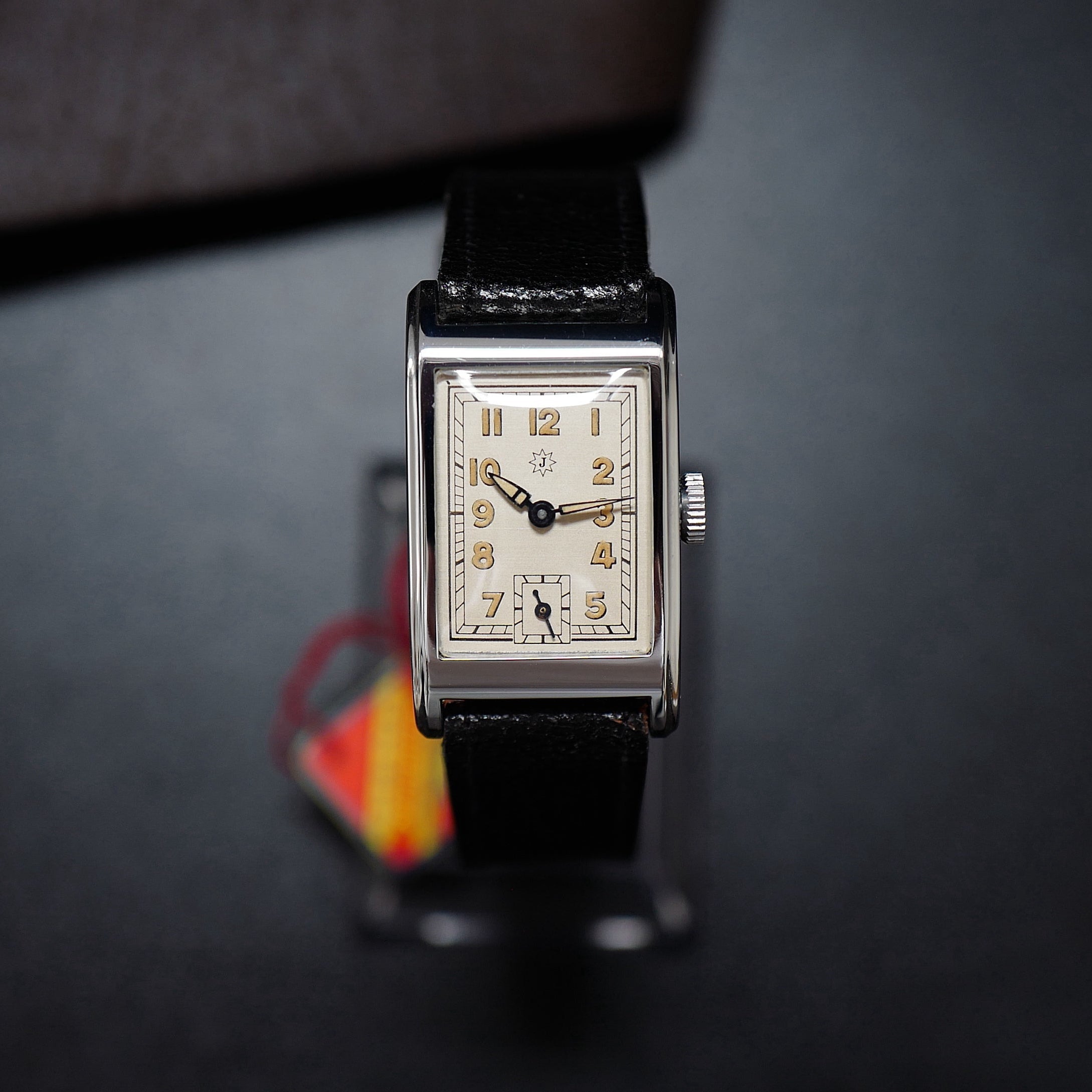 Junghans Tank Art Deco German Military WWII N.O.S