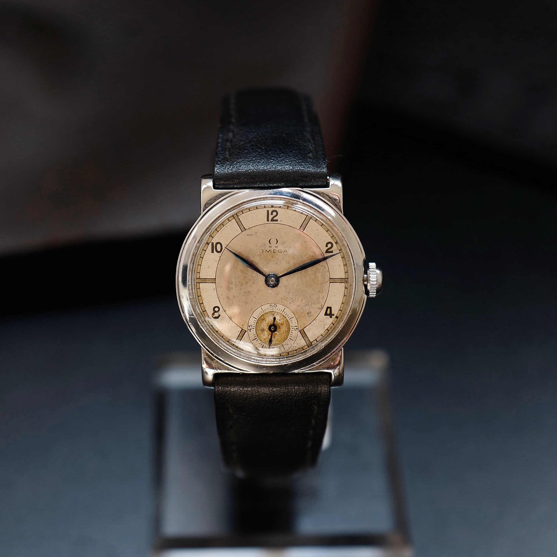 Omega CK 785 AF - Foibos Art Deco Two Tone 1930's | Montre de collection, cadran bicolore. 