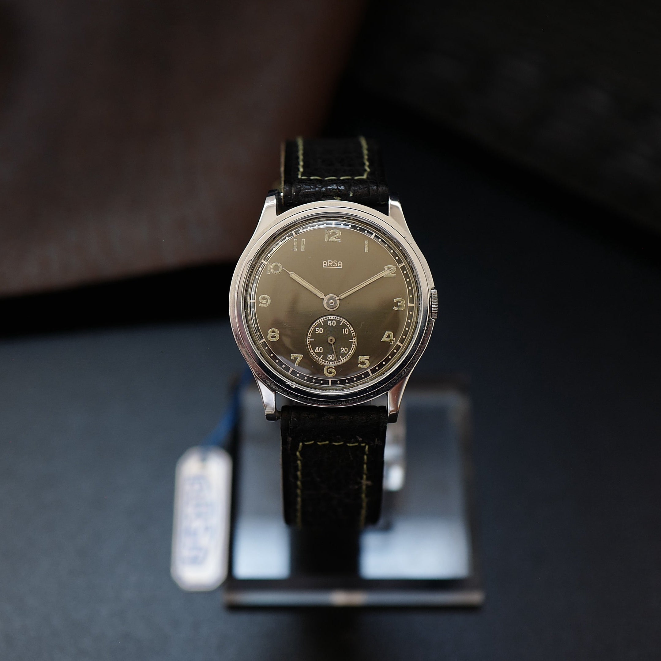 Arsa Calatrava  Two Tone - WWII Military N.O.S | Montre vintage, manufacture Arsa, cadran kaki.