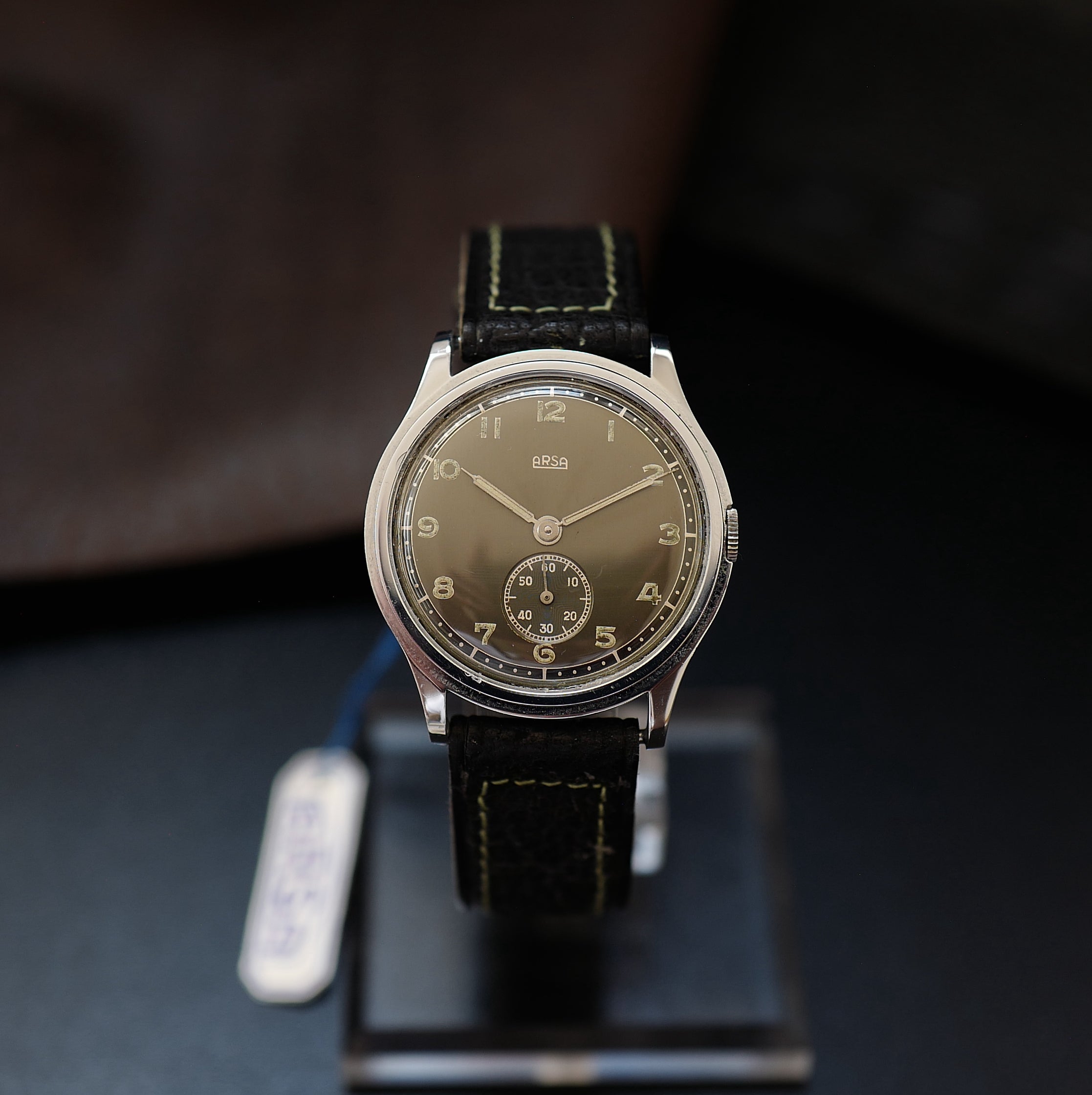Arsa Type Calatrava Grey Dial Two Tone - Military WWII N.O.S (Auguste Reymond)