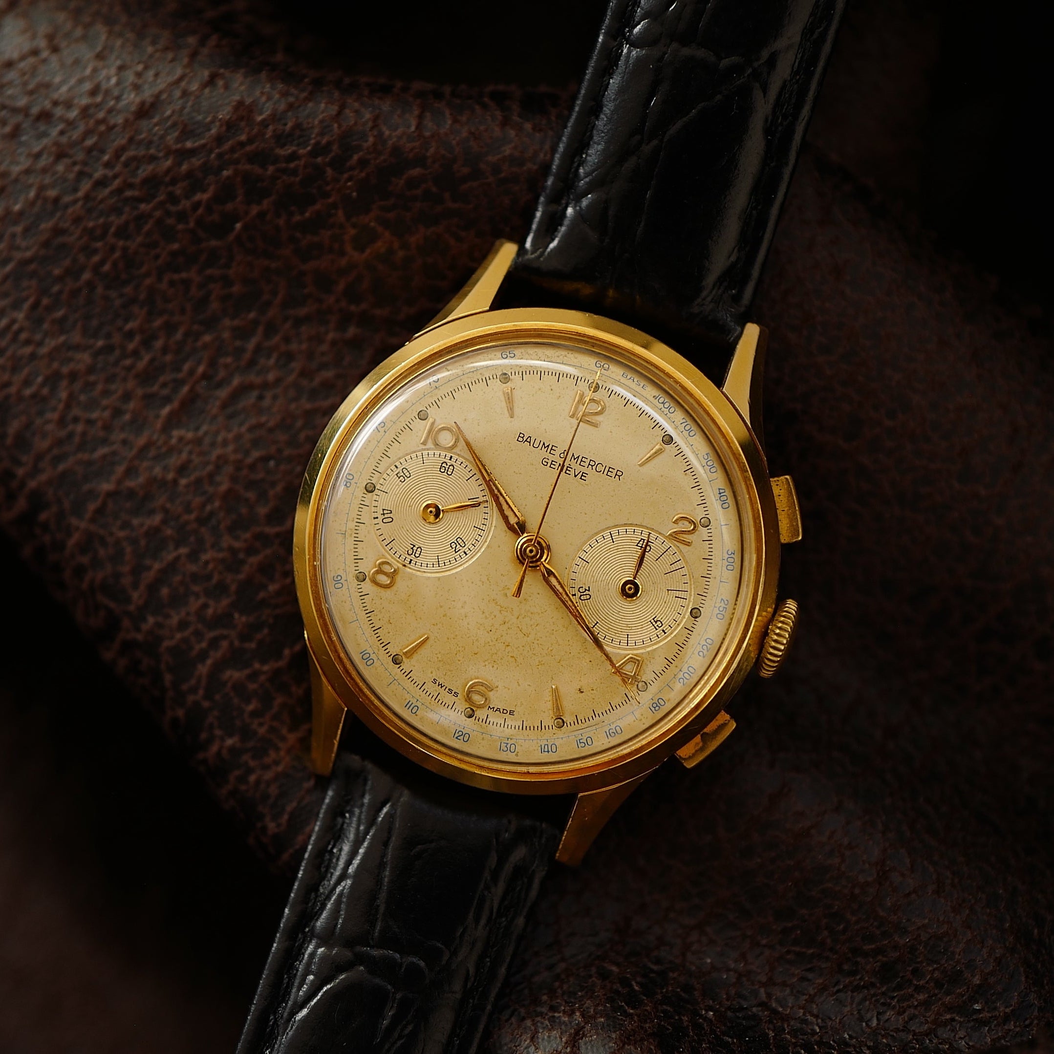 Baume & Mercier Chronograph - Gold Plated 1960s