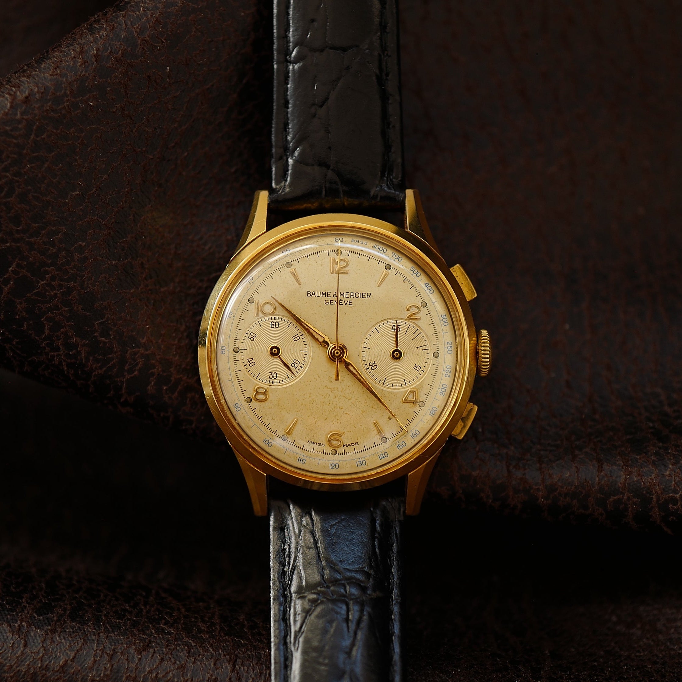 Baume & Mercier Chronograph - Gold Plated 1960s