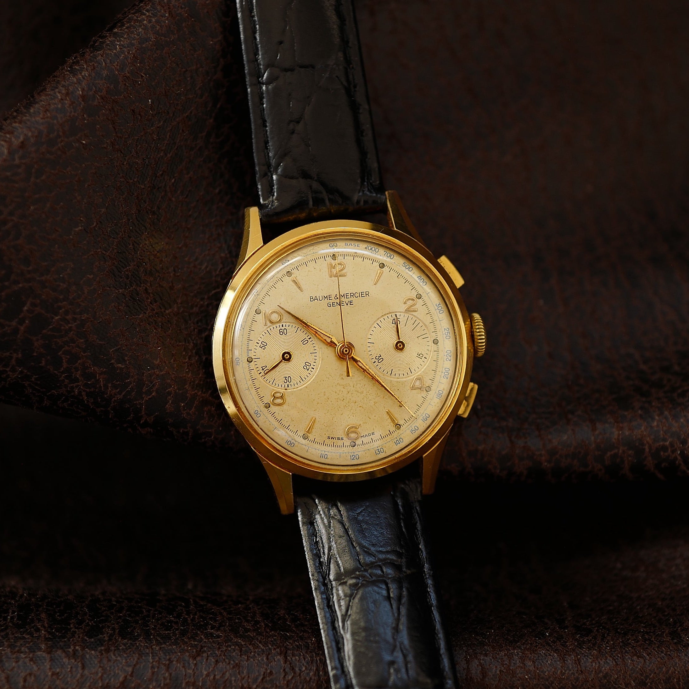 Chronographe Baume & Mercier Gold Plated 1960s | Gold Plated