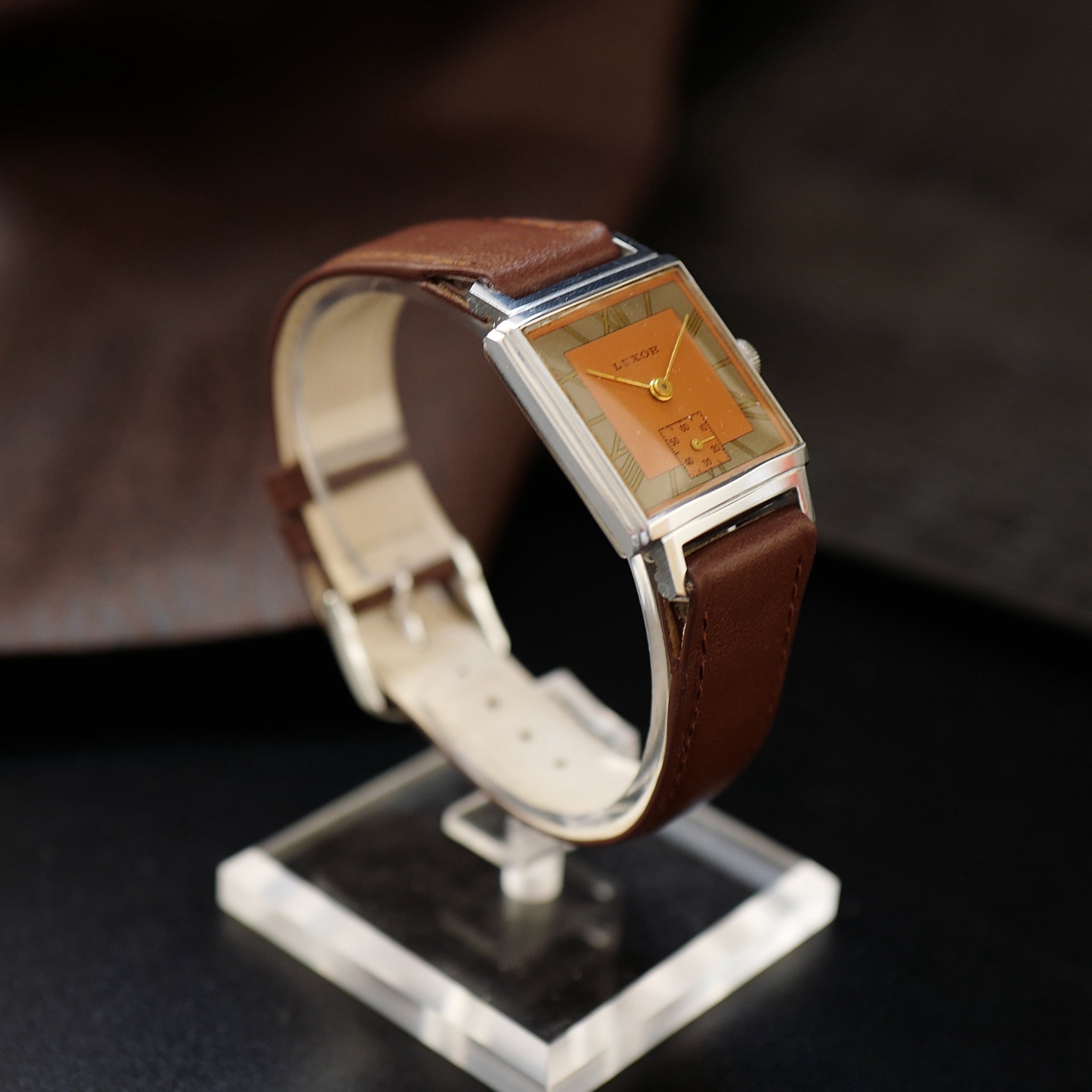 Luxor Type Tank Bauhaus Two Tone - Small Seconds 1950s