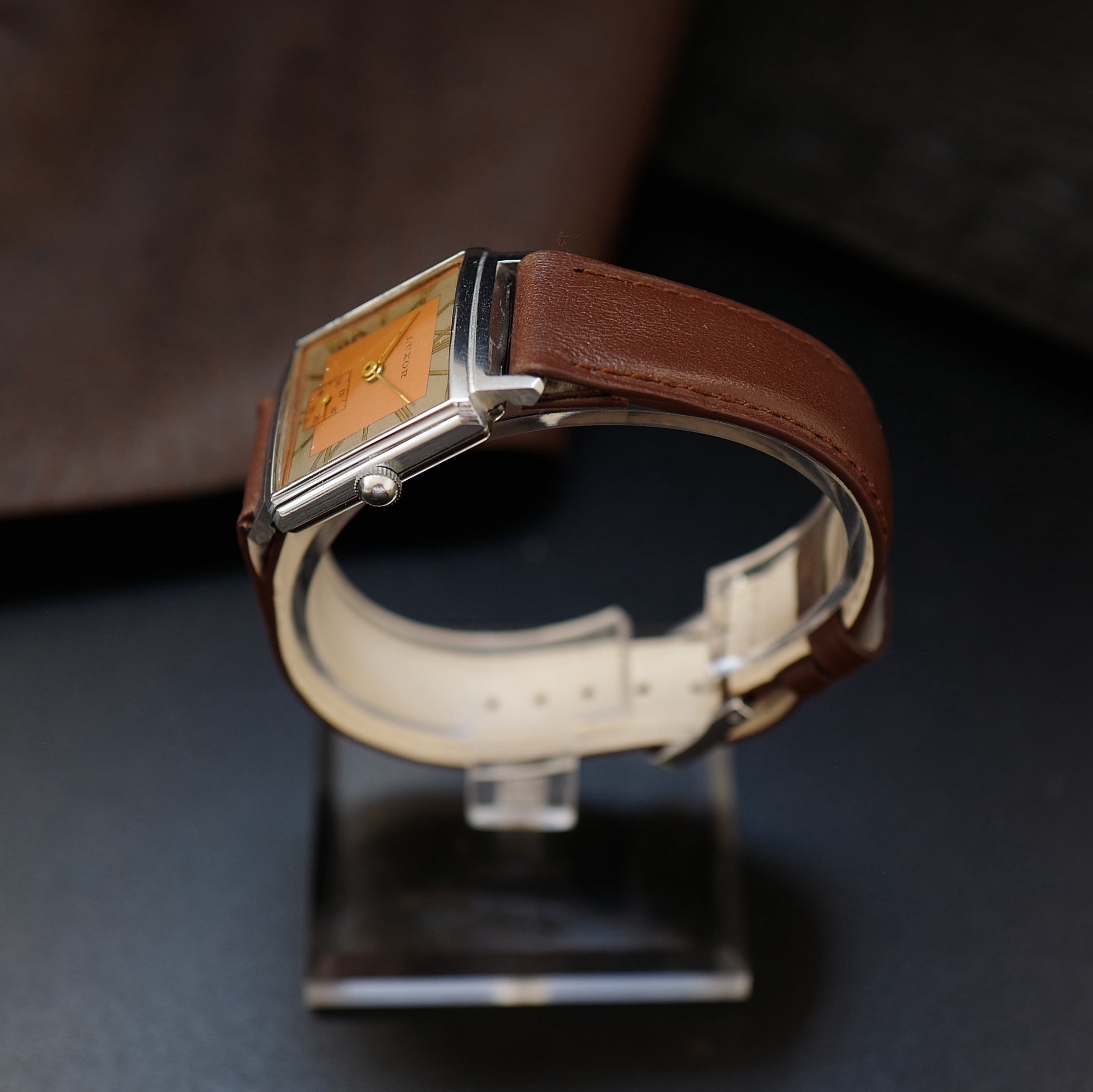 Luxor Type Tank Bauhaus Two Tone - Small Seconds 1950s