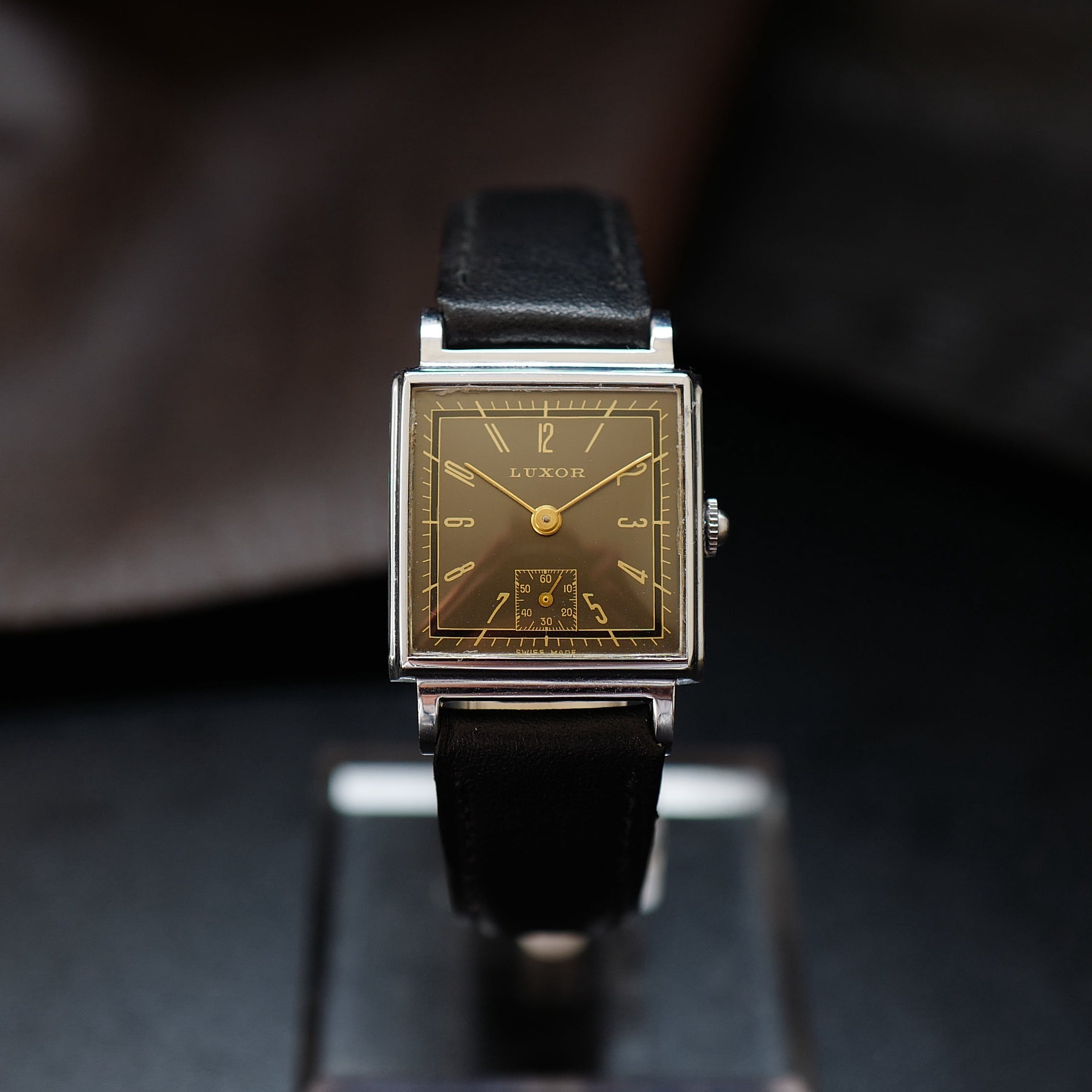 Luxor Type Tank Bauhaus Grey Dial - Small Second 1950’s