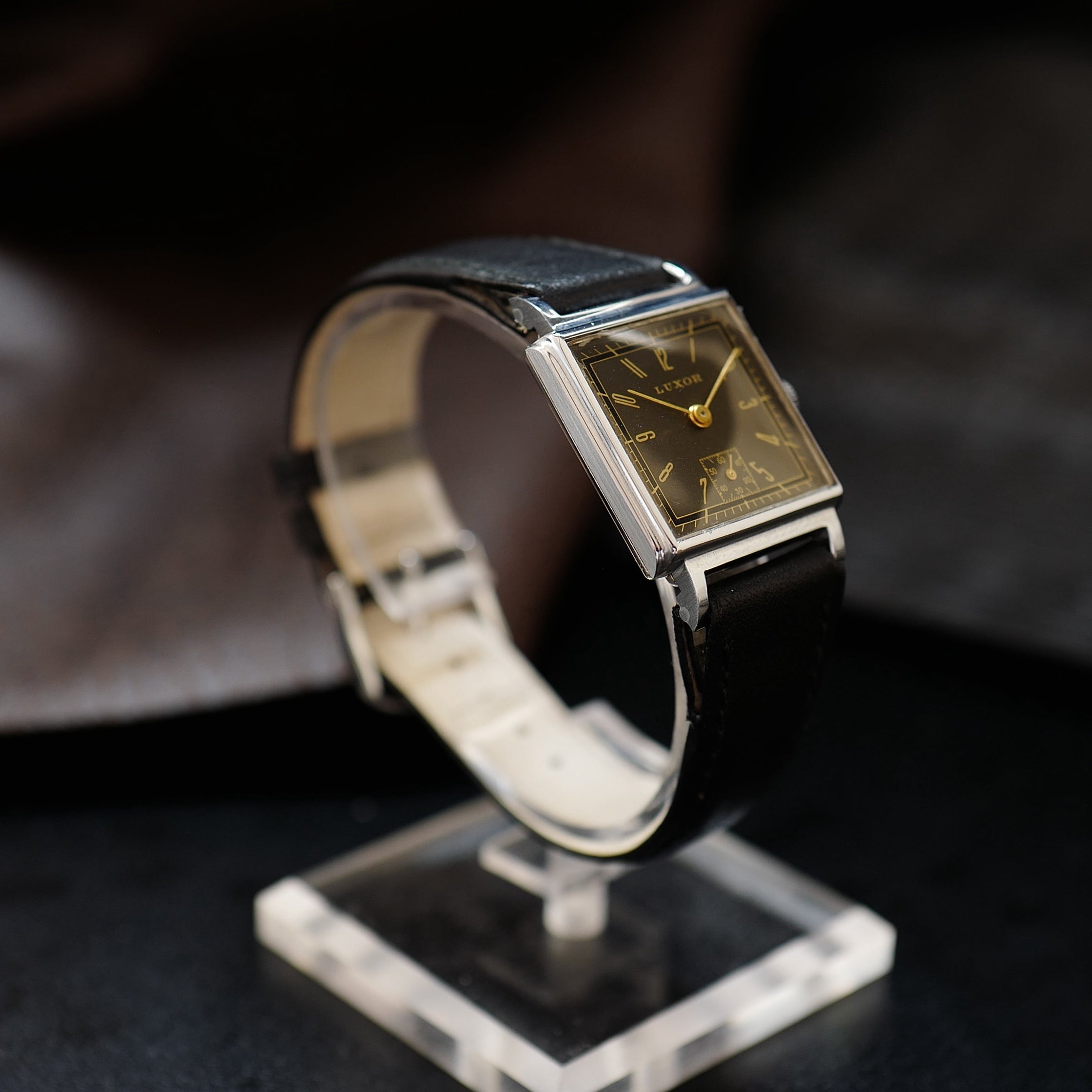 Luxor Type Tank Bauhaus Grey Dial - Small Second 1950s