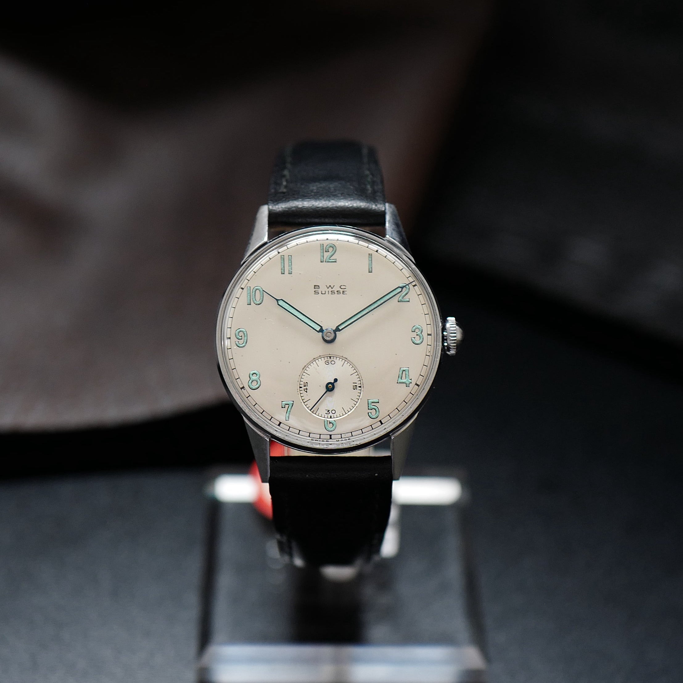 B.W.C Type Calatrava - Buttes Watch Cie - Silver Dial 1930’s  N.O.S