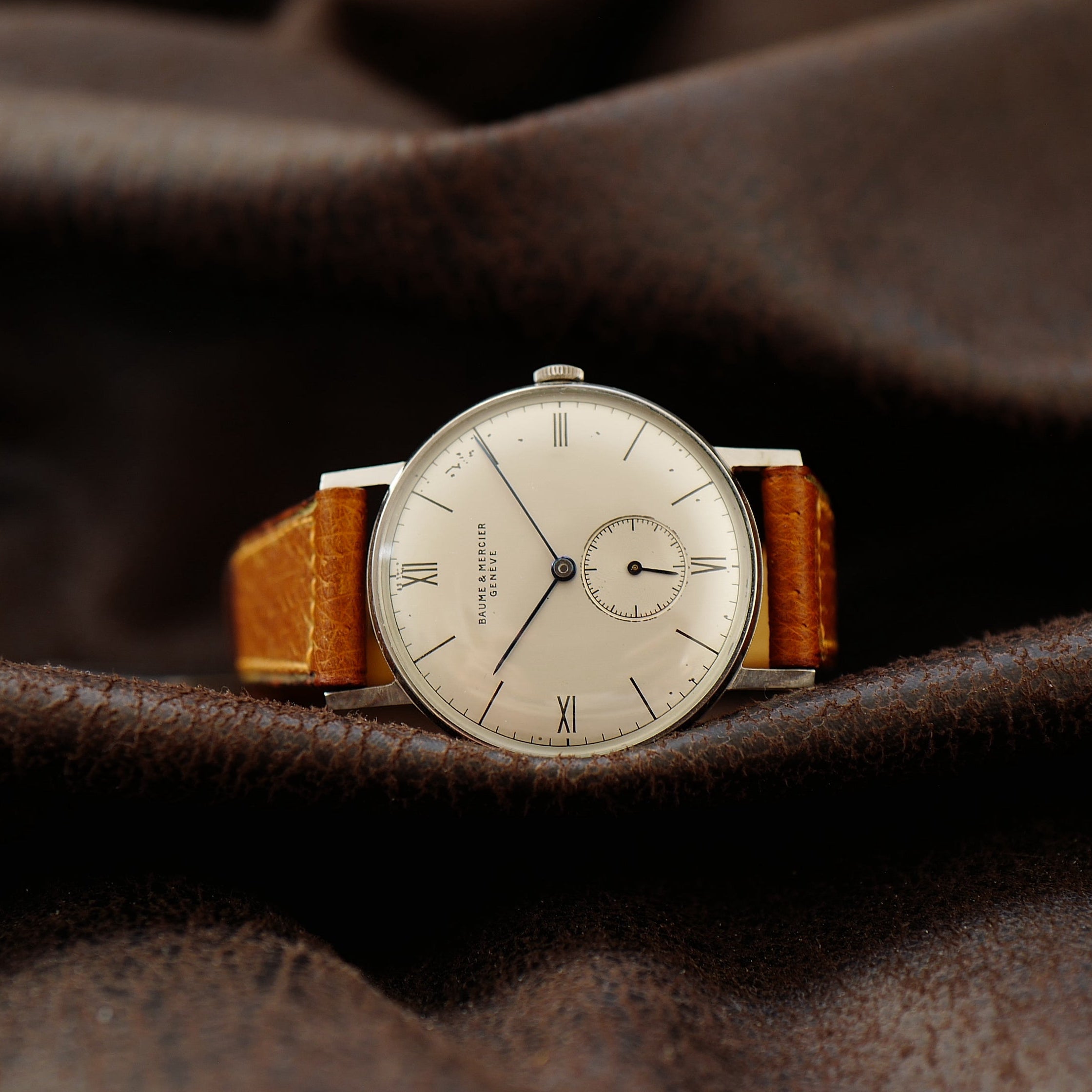 Baume & Mercier type Calatrava vintage. 