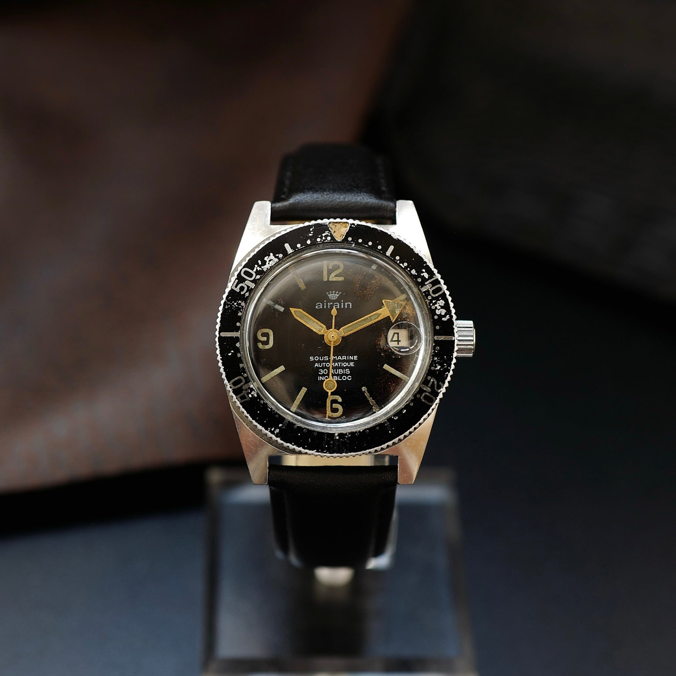Airain Sous Marine - Montre de plongée, iconique vintage. 