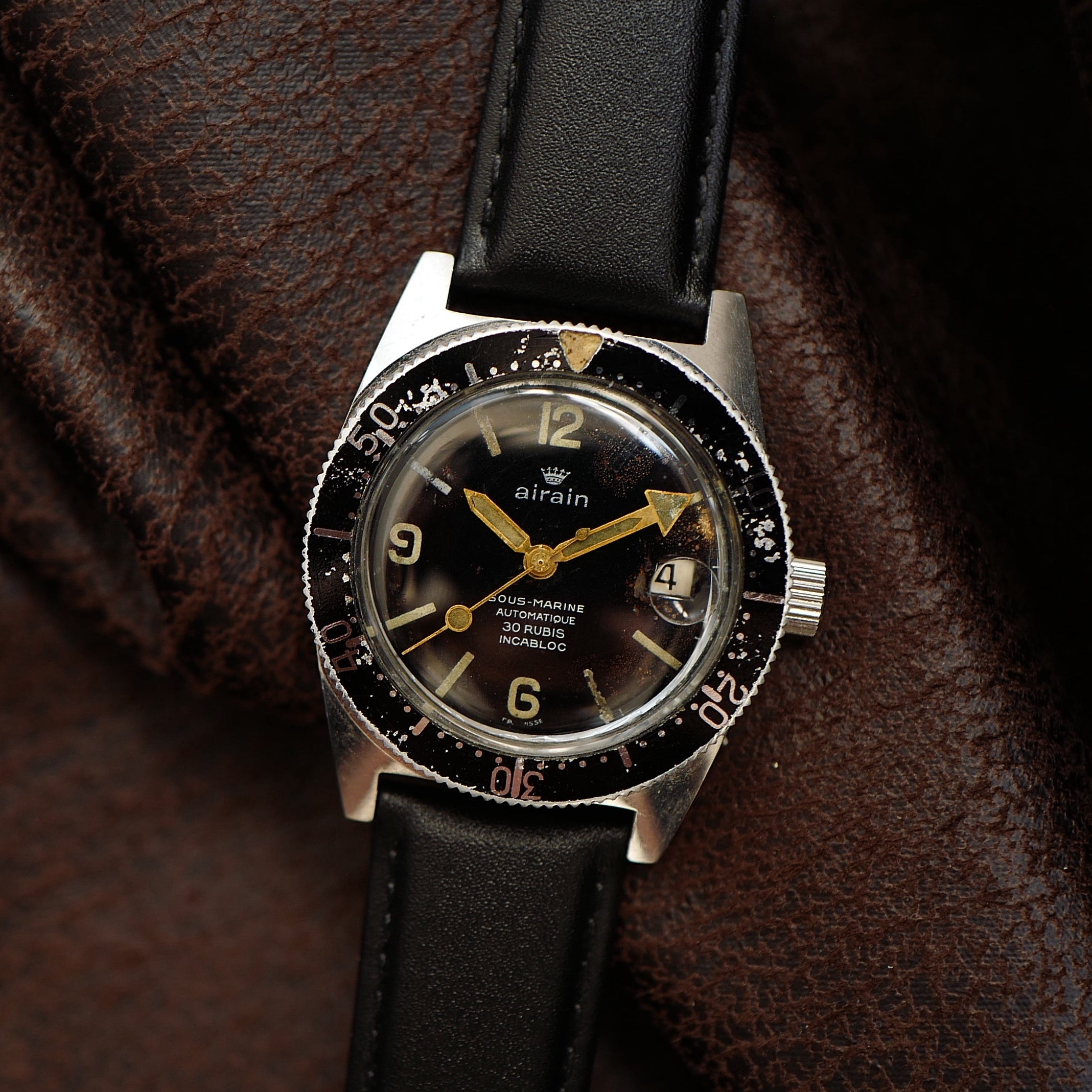 Airain "Sous Marine 30 Rubis" - Skin Diver Broad Arrow (Circa 1965)