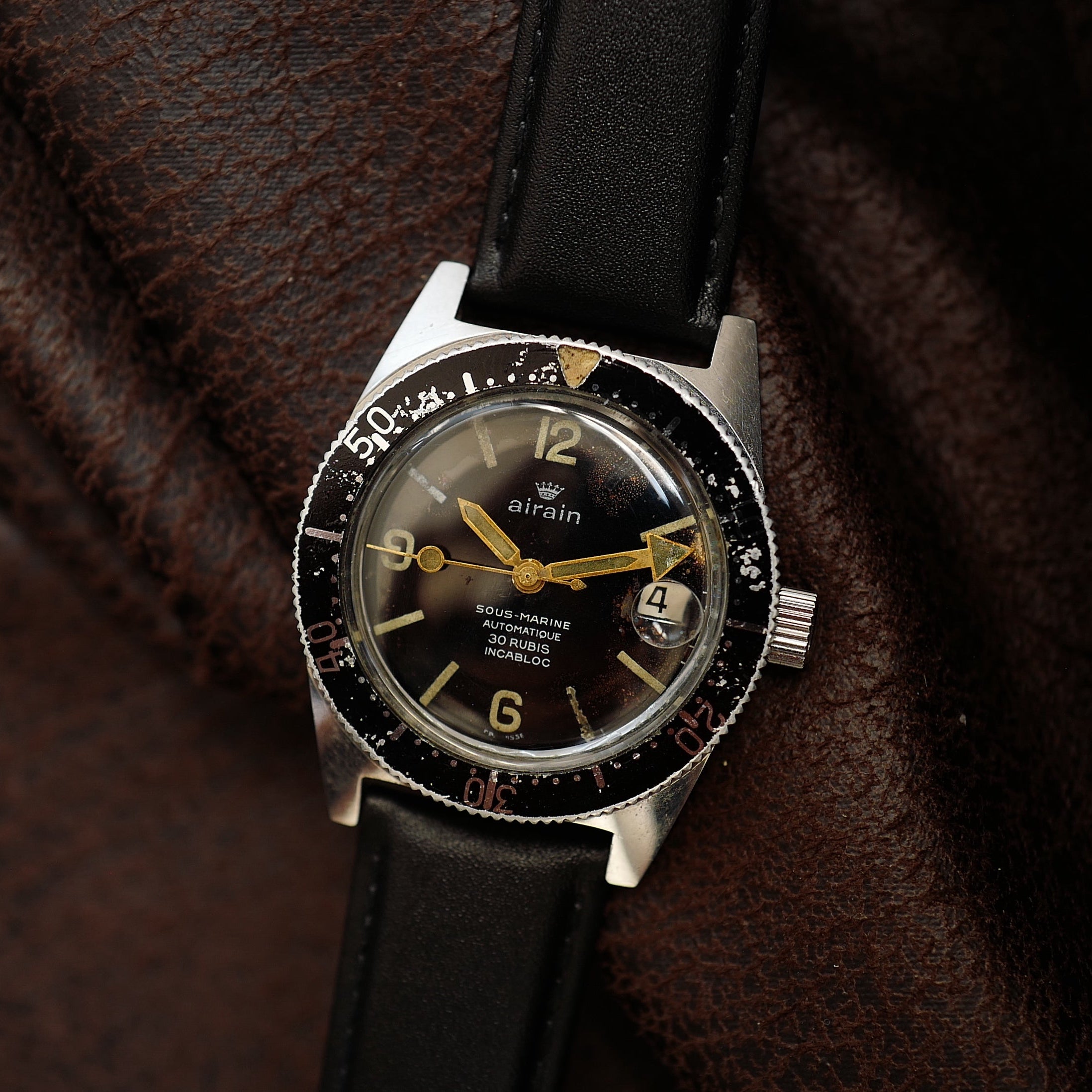 Airain "Sous Marine 30 Rubis" - Skin Diver Broad Arrow (Circa 1965)
