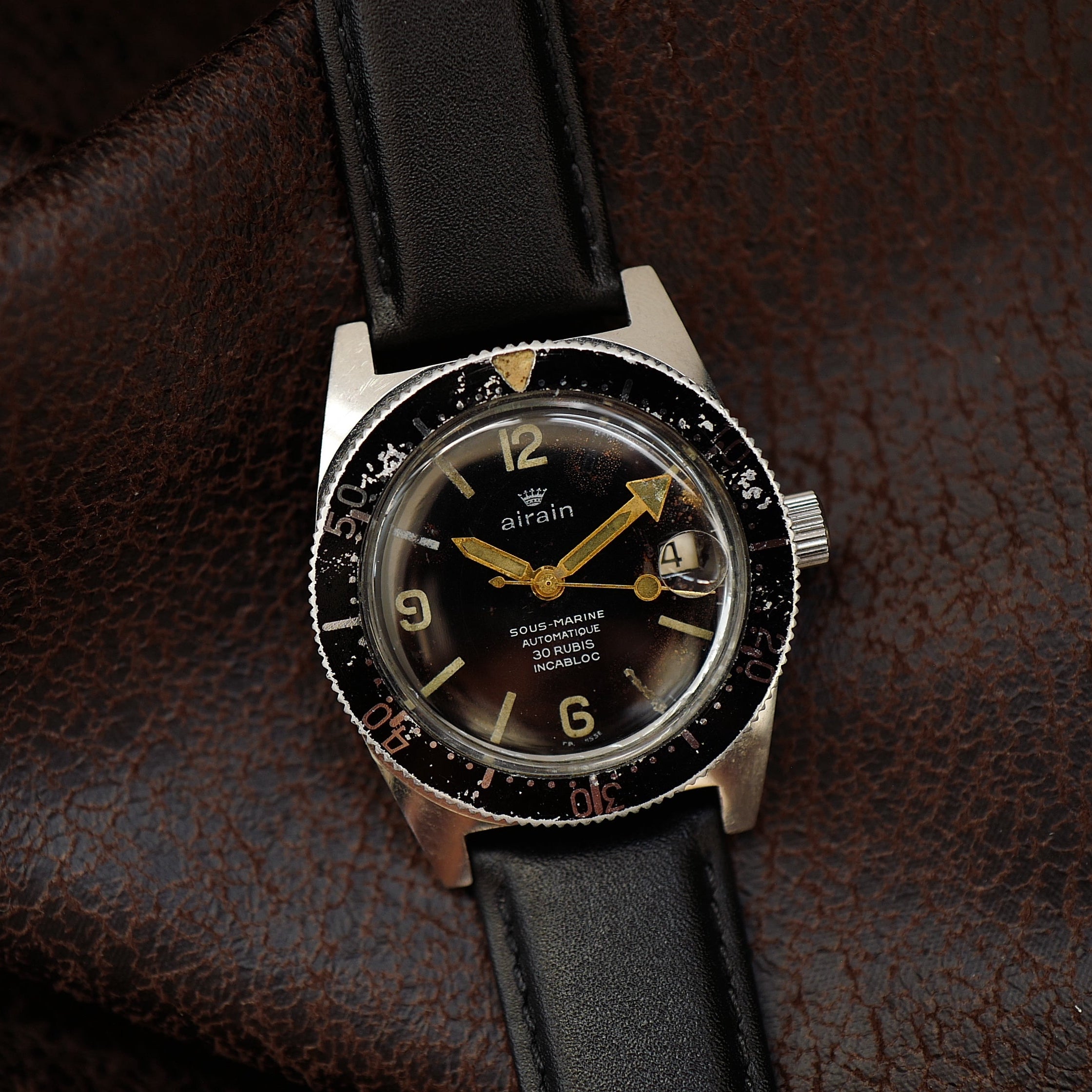 Airain "Sous Marine 30 Rubis" - Skin Diver Broad Arrow (Circa 1965)